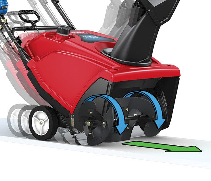 Toro 38756 721 QZE Power Clear Single Stage Electric Start Snow Thrower - Ideal for Clearing Driveways, Sidewalks, and Small Yards in Winter
