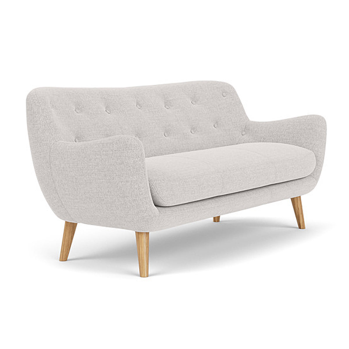 Herman Fabric 3-Seater Sofa - Modern Living Room Couch for Small Spaces, Comfortable Sectional Sofa for Apartment, Dorm & Home Decor | Perfect for Relaxing, Entertaining & Family Gatherings