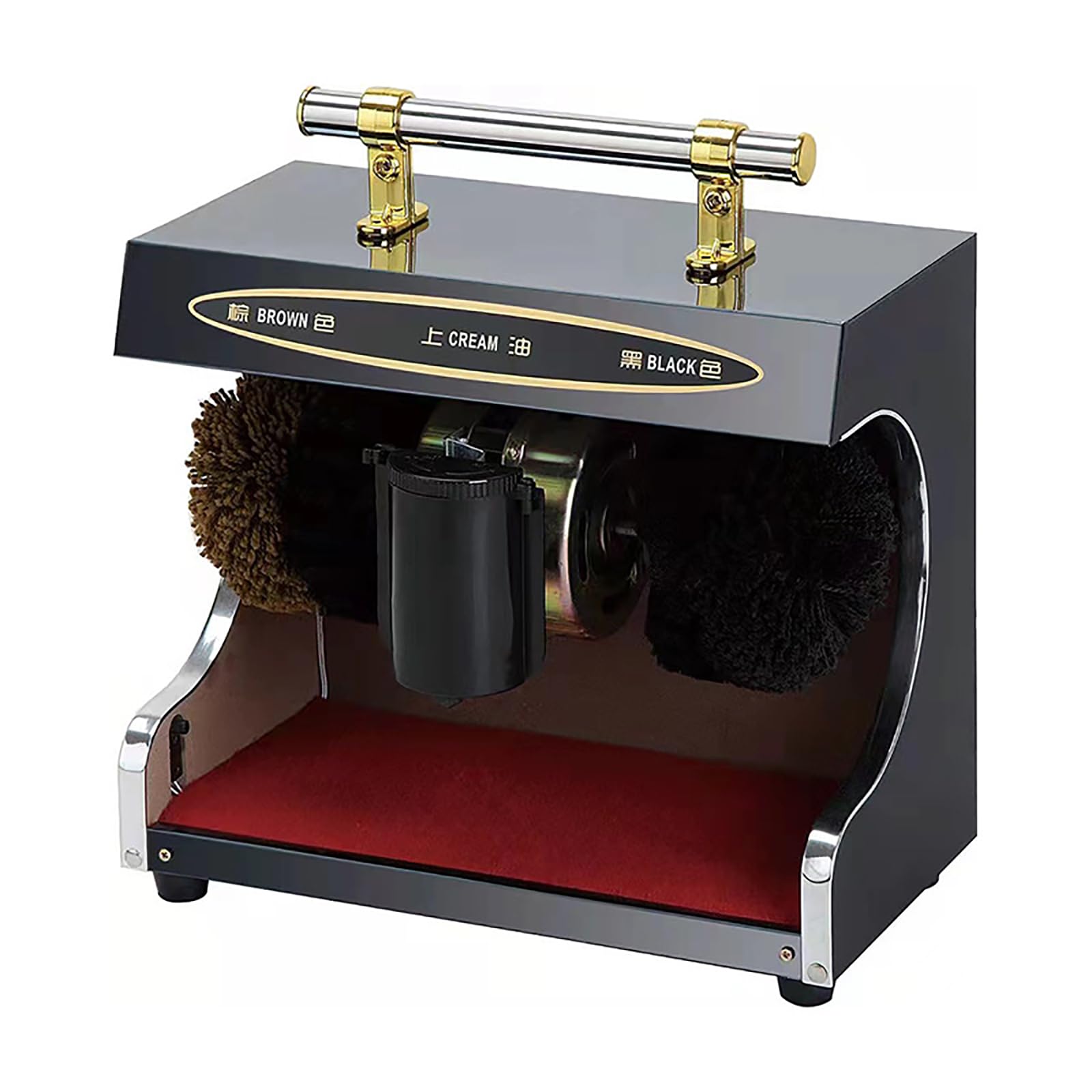 Automatic Induction Shoe Polisher - Electric Shoe Polishing Machine for Home & Hotel Use - Portable Leather Shoe Cleaning Kit - Perfect for Lobby, Office, and Household Shoe Care