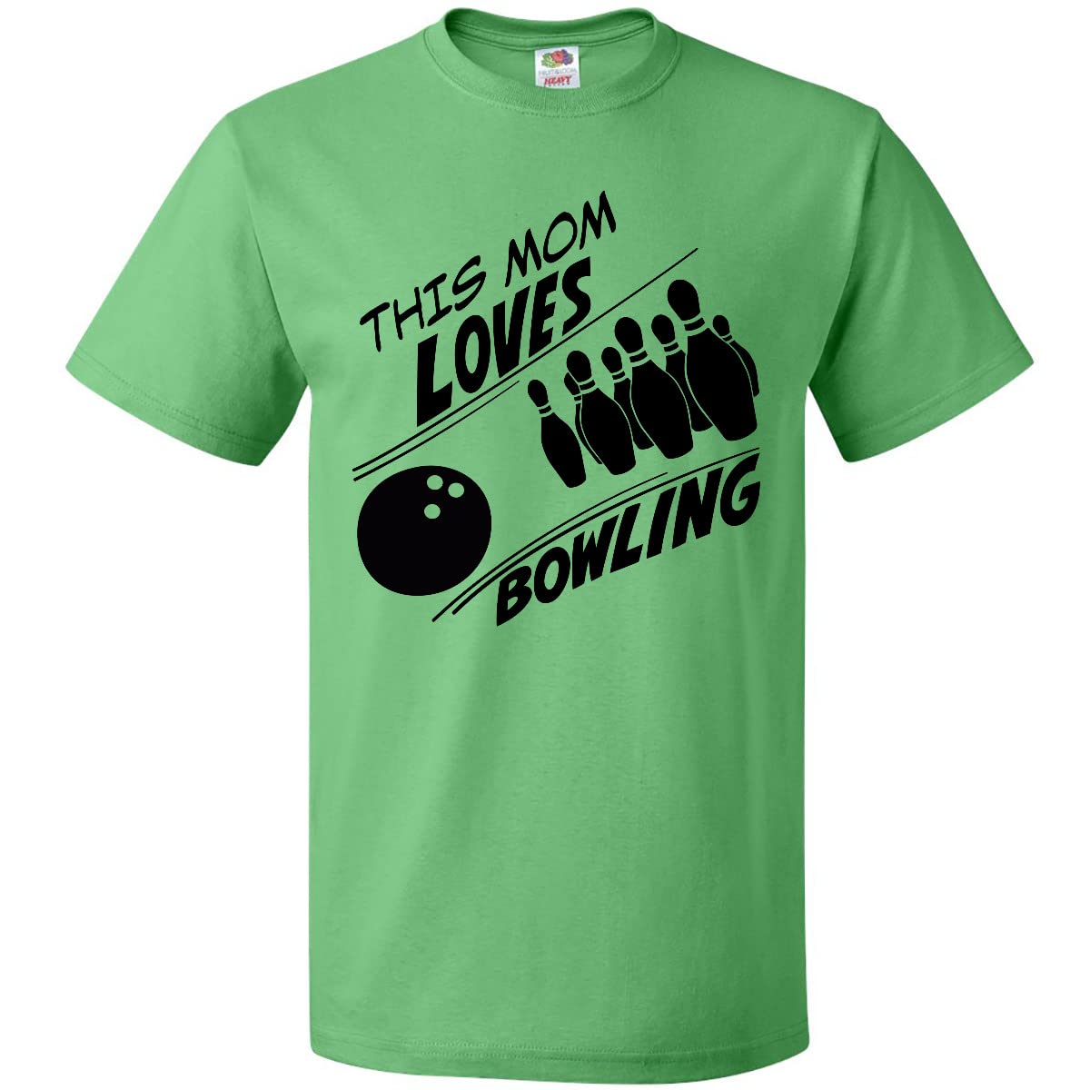 Inktastic Funny Bowling Mom T-Shirt - Cute & Comfortable Cotton Tee for Women Who Love Bowling | Perfect Gift for Bowling Enthusiasts & League Players