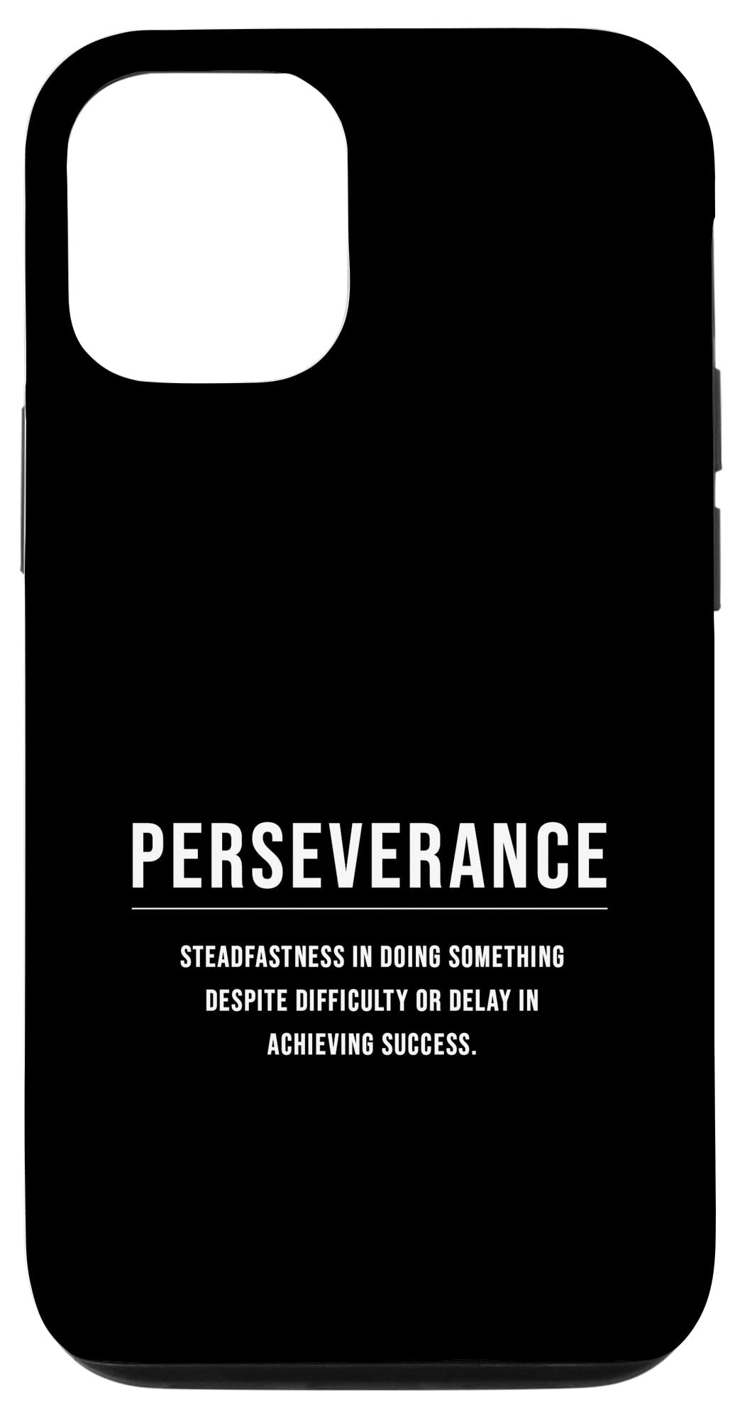 iPhone 12/12 Pro Motivational Entrepreneur Quote Phone Case - Inspirational Business Slogan Protective Cover for Work & Success