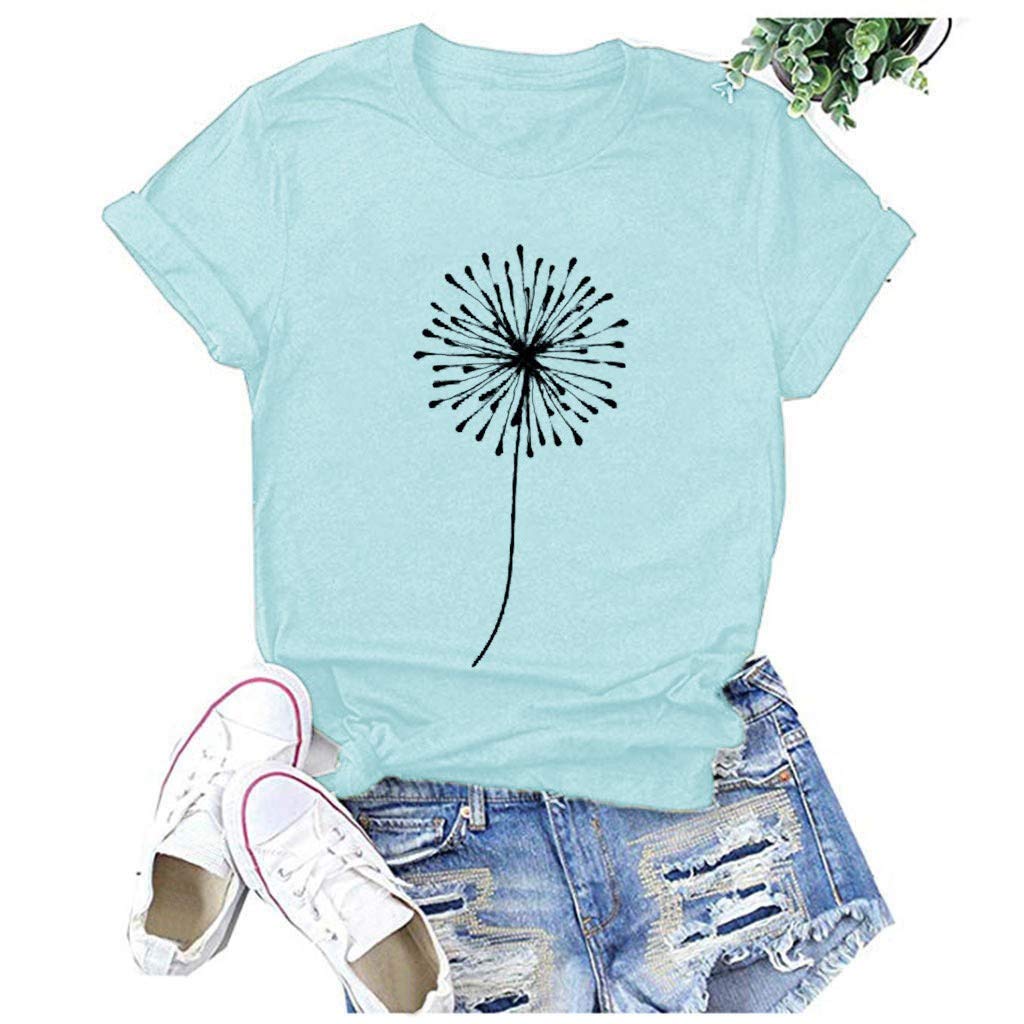 Sunflower Graphic Tee for Women - Plus Size Cute Faith T-Shirt - Casual Summer Tops for Church, Outings & Everyday Wear