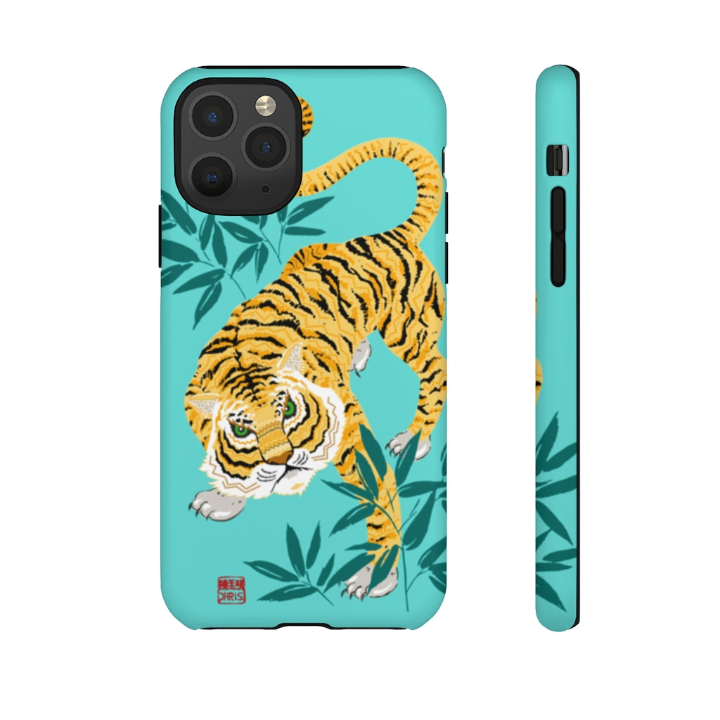 Lucky Tiger Chinese Zodiac Phone Case - Durable & Stylish Cover for iPhone & Samsung - Perfect for New Year Gifts & Daily Protection