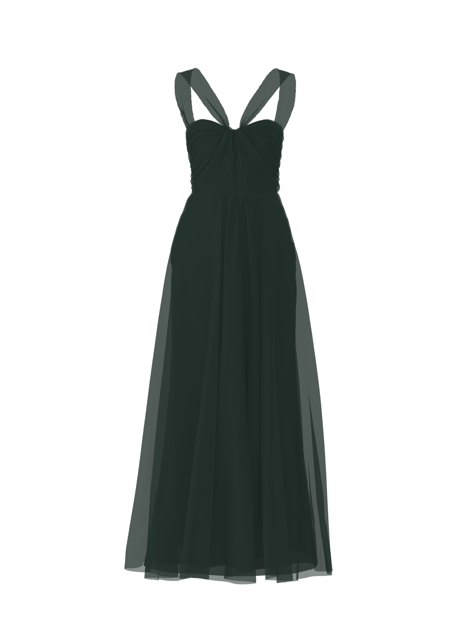 Cerisa Bodice & Justine Skirt Set - Elegant Women's Hunter Green Outfit for Parties, Weddings & Special Occasions
