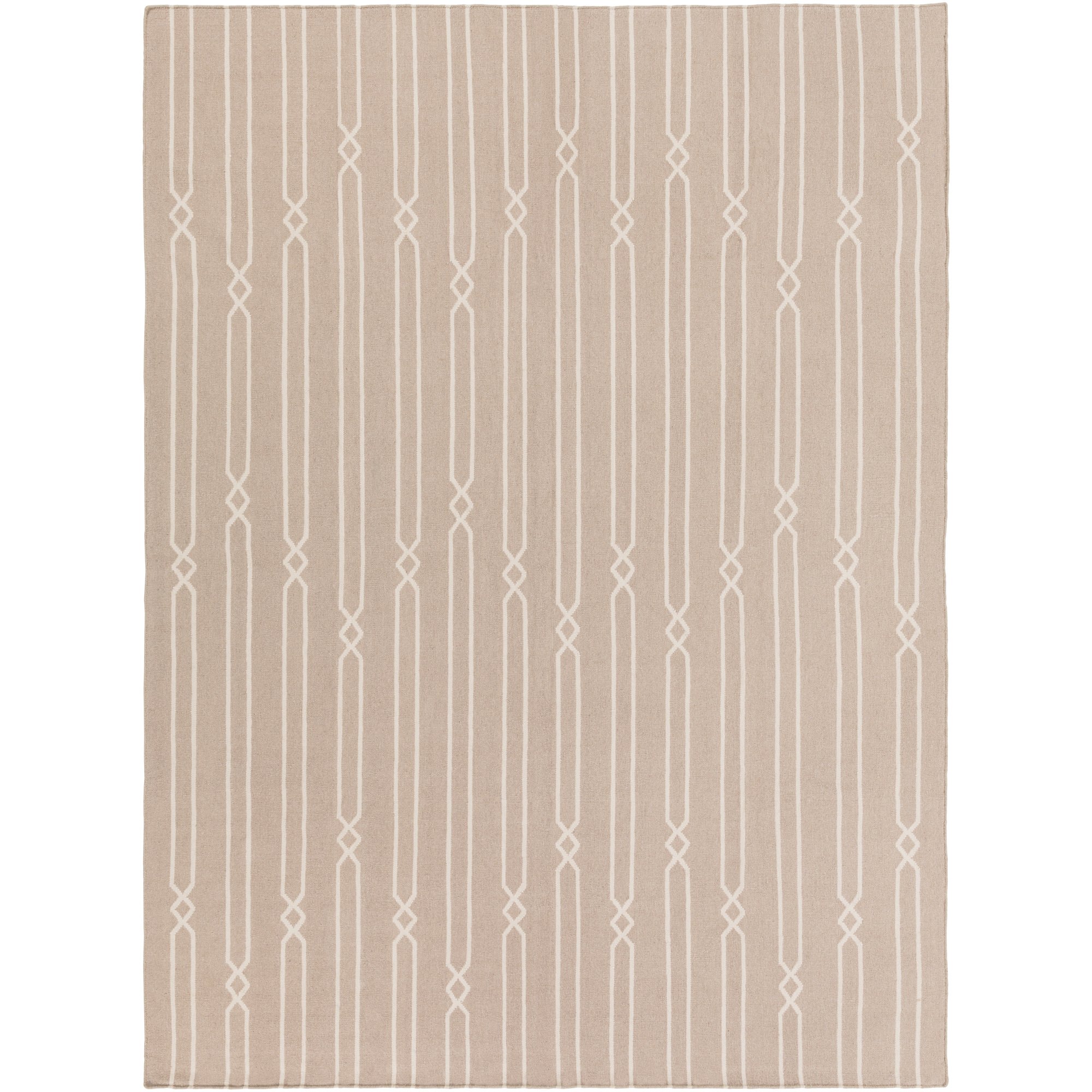 Hand Woven Geometric Area Rug 8x11 Feet - Modern Boho Chic Design for Living Room, Bedroom & Home Decor | Surya Collection