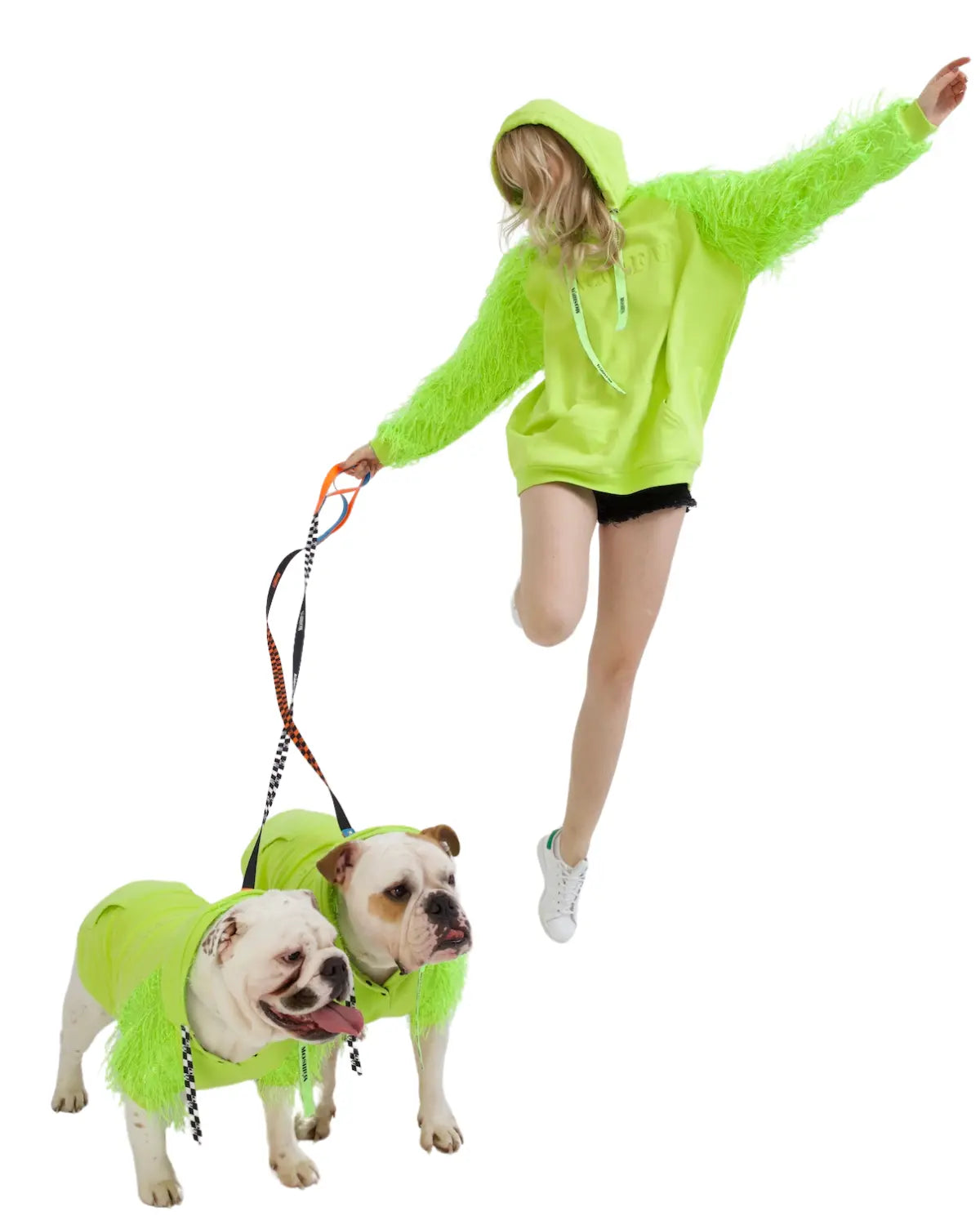 I Woof You Green Matching Hoodies for Couples & Pets - Cute Matching Outfits for Valentine's Day, Christmas & Family Photos