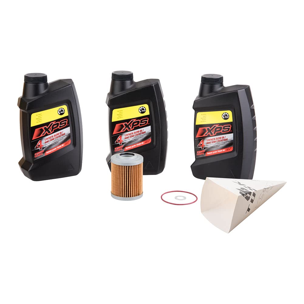 Can-Am Outlander L 500 2015 4-Stroke Oil Change Kit - XPS Synthetic Summer Motor Oil & Filter Combo for ATV Maintenance | Off-Road Adventure & Trail Riding Essential