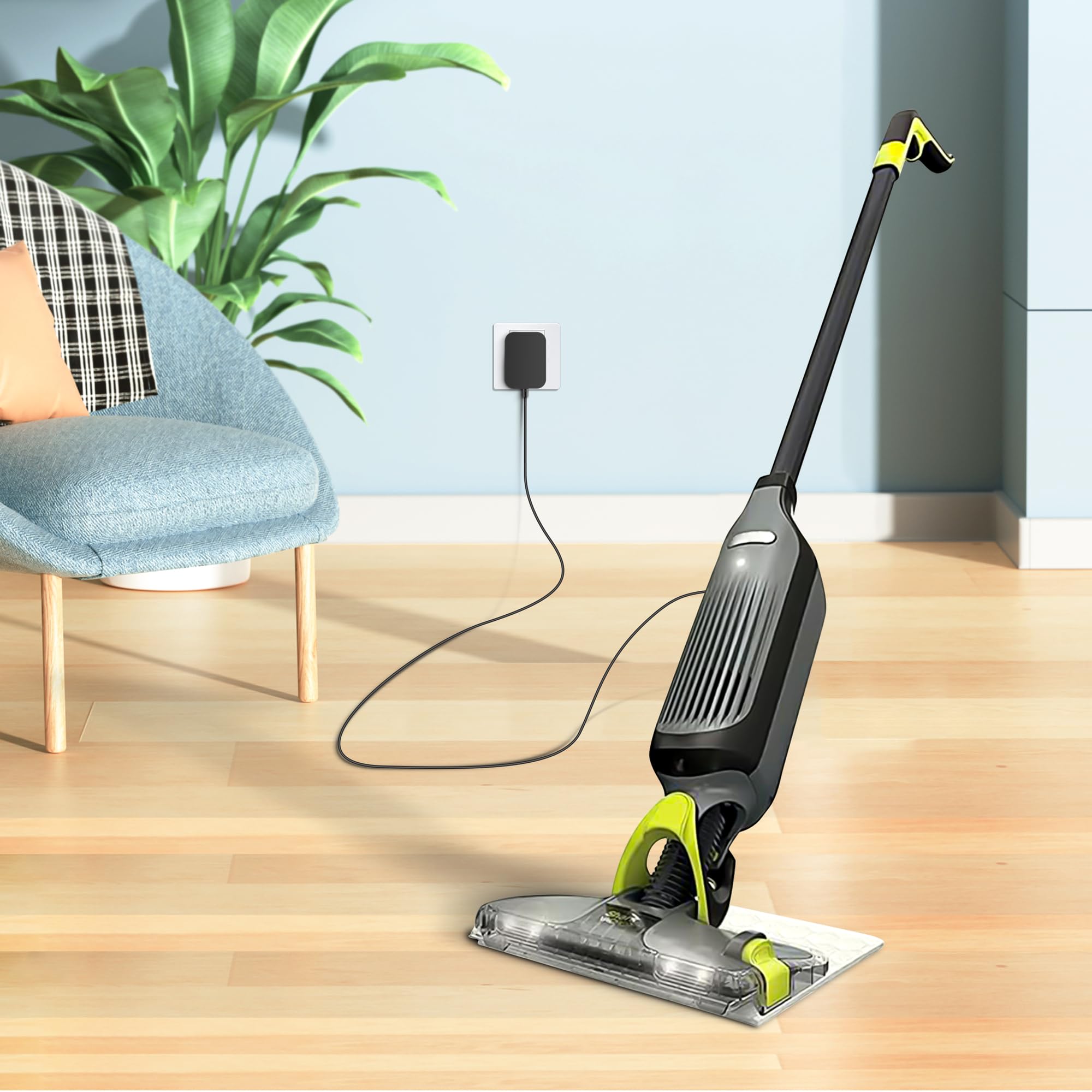 Shark VM252 VM252C QM250 VACMOP Pro Cordless Hard Floor Vacuum Mop Charger - Magnetic Replacement Charger Compatible with Shark Vacuum Mops | Perfect for Hardwood Floors & Tile Cleaning