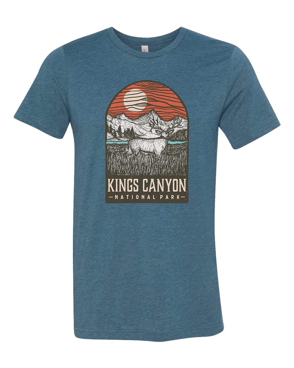 National Park T-Shirt | Kings Canyon Hiking & Camping Shirt | Breathable Quick-Dry Outdoor Tee for Men & Women | Perfect for Hiking, Camping & Road Trips
