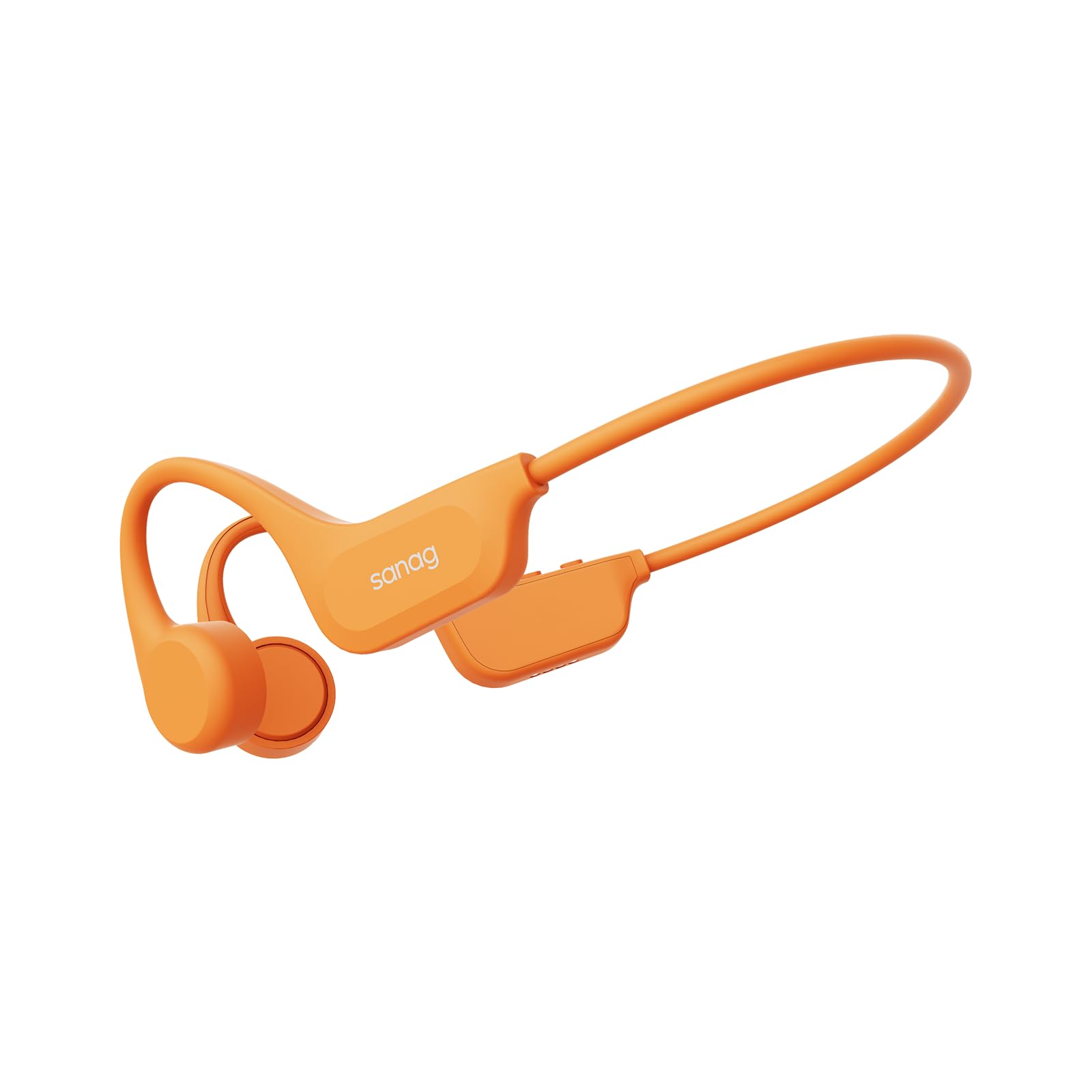 Sanag IPX8 Waterproof Bone Conduction Headphones with Built-in MP3 Player 64GB - Bluetooth 5.3 Open Ear Wireless Headset with Mic for Swimming, Running, Cycling & Workouts - Sweatproof Sports Earphones for Active Lifestyle
