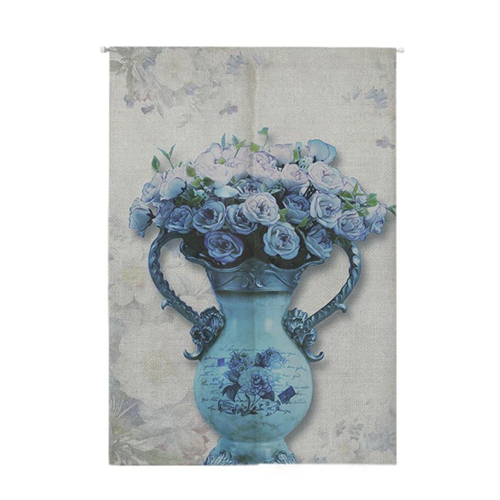 Oncefirst Japanese Linen Tapestry Noren Curtain - 33.5