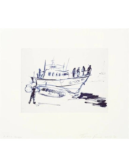 TRACEY EMIN RNLI 12-001 Art Print - Limited Edition Coastal Rescue Inspired Wall Decor for Home & Office | Perfect for Beach Houses, Nautical Themed Rooms & Art Collectors