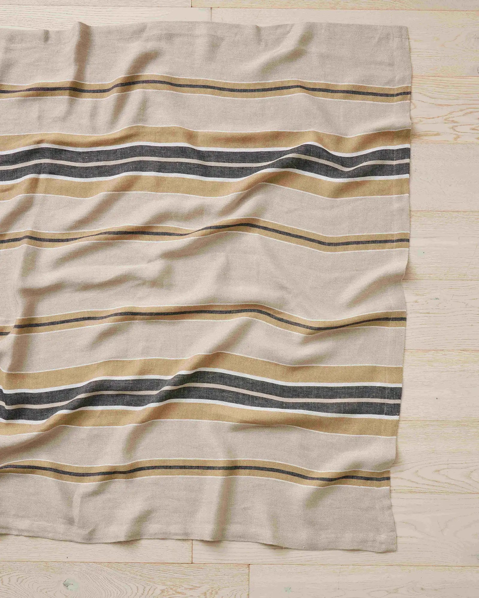 Premium Franco Linen Throw Blanket - Soft & Breathable Natural Clay Color - Perfect for Sofa, Bed, or Outdoor Picnics