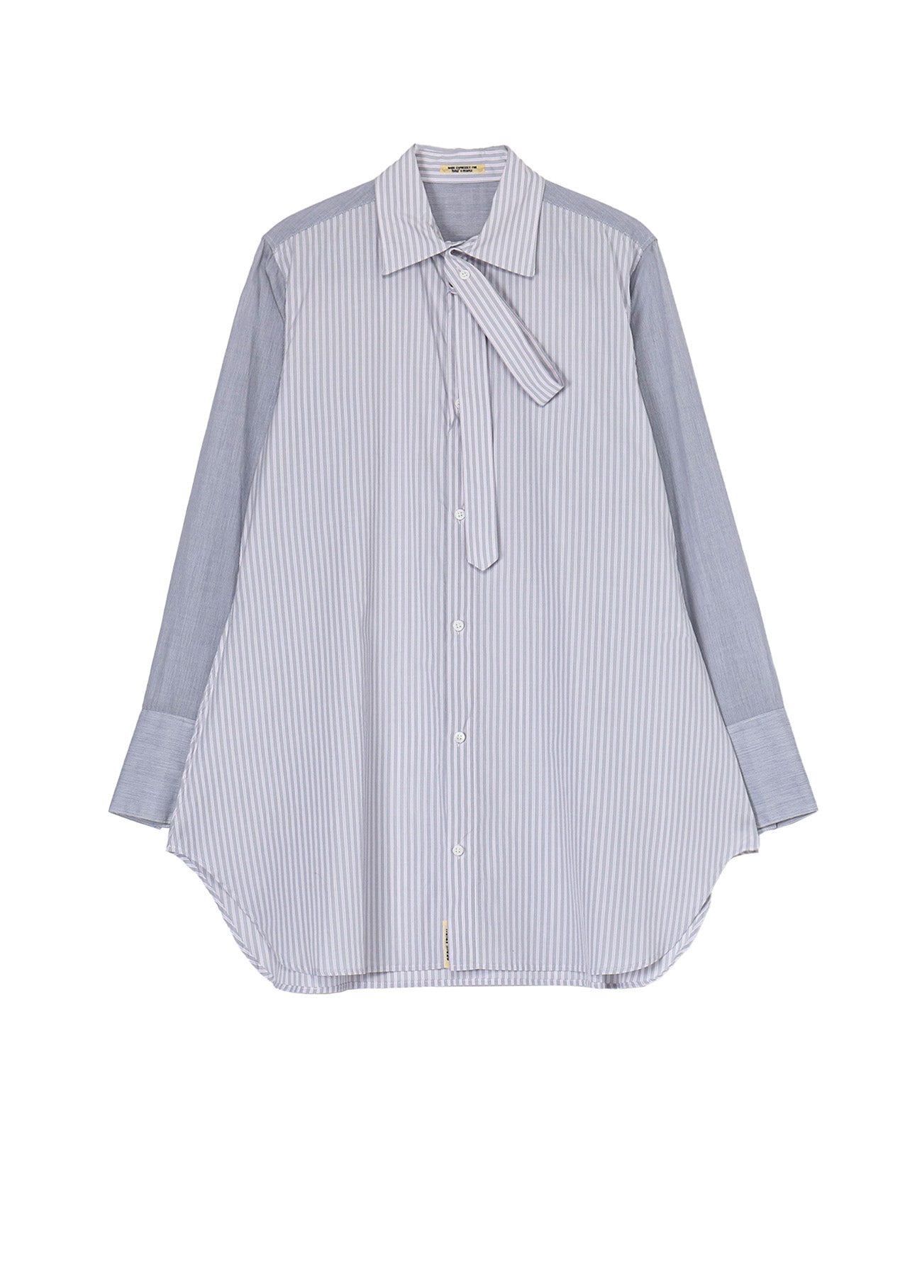 Premium Cotton Stripe Dress Shirt with Double Cuffs & Tie - Formal Office Wear & Business Attire for Men