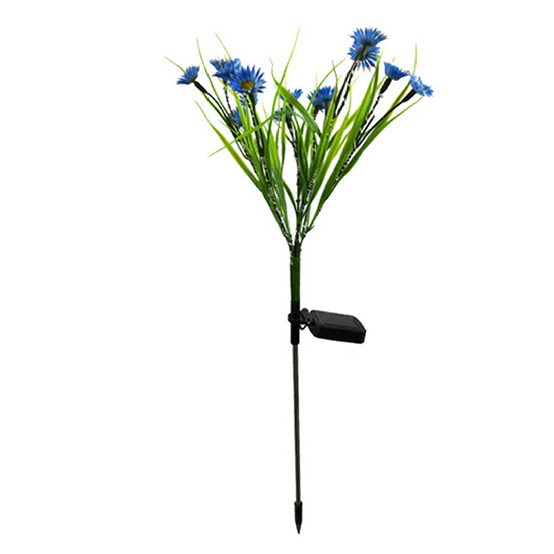 Solar Powered LED Daisy Flower Lights - Outdoor Garden Pathway & Lawn Decor with RGB Color Changing (Blue) - Perfect for Landscape, Yard, and Nighttime Illumination