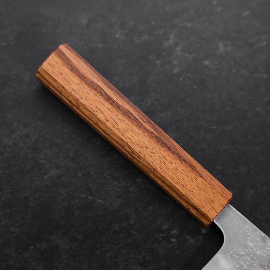 Premium Santoku Knife 165mm - Swedish Stainless Steel Blade with Nashiji Finish & Washi Oak Handle - Ideal for Slicing, Dicing, and Chopping Vegetables, Meat, and Fish