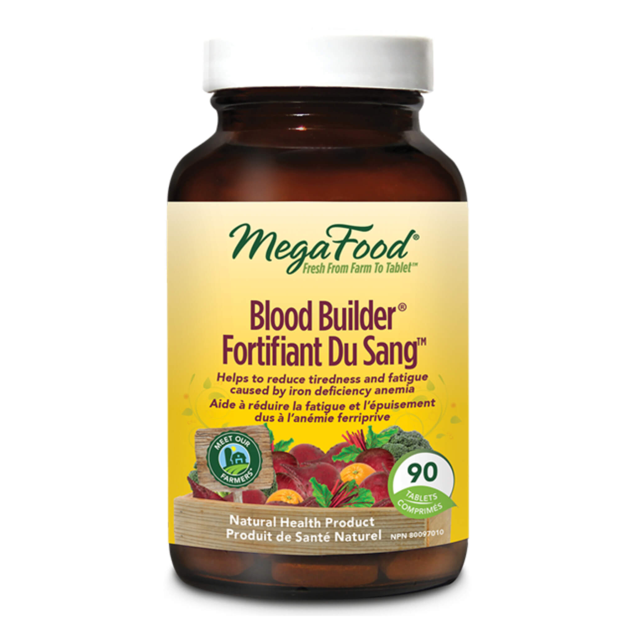 Blood Builder Iron Supplement - 30 Tablets for Energy & Vitality | Supports Healthy Blood Cells for Active Lifestyles