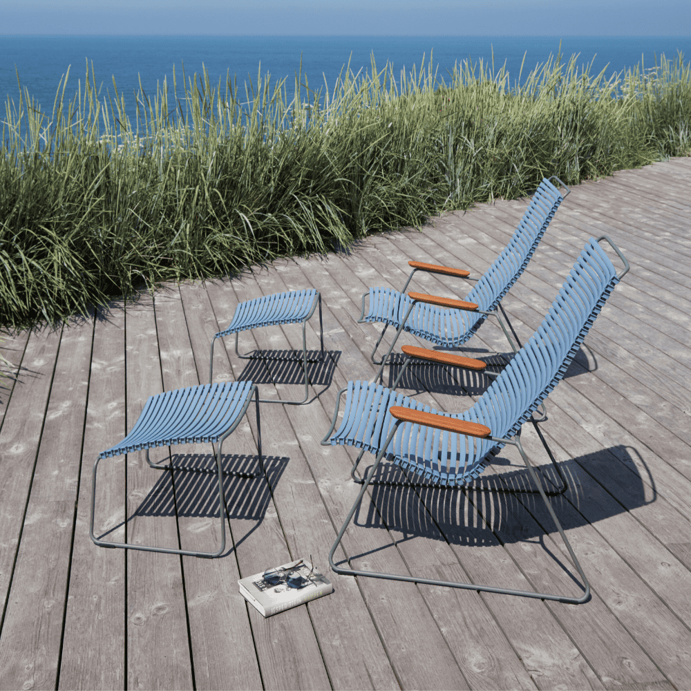 CLICK Outdoor Lounge Chair - Patio Furniture for Backyard, Poolside & Garden Relaxation - Comfortable & Durable Weather-Resistant Sunbathing Chair for Adults
