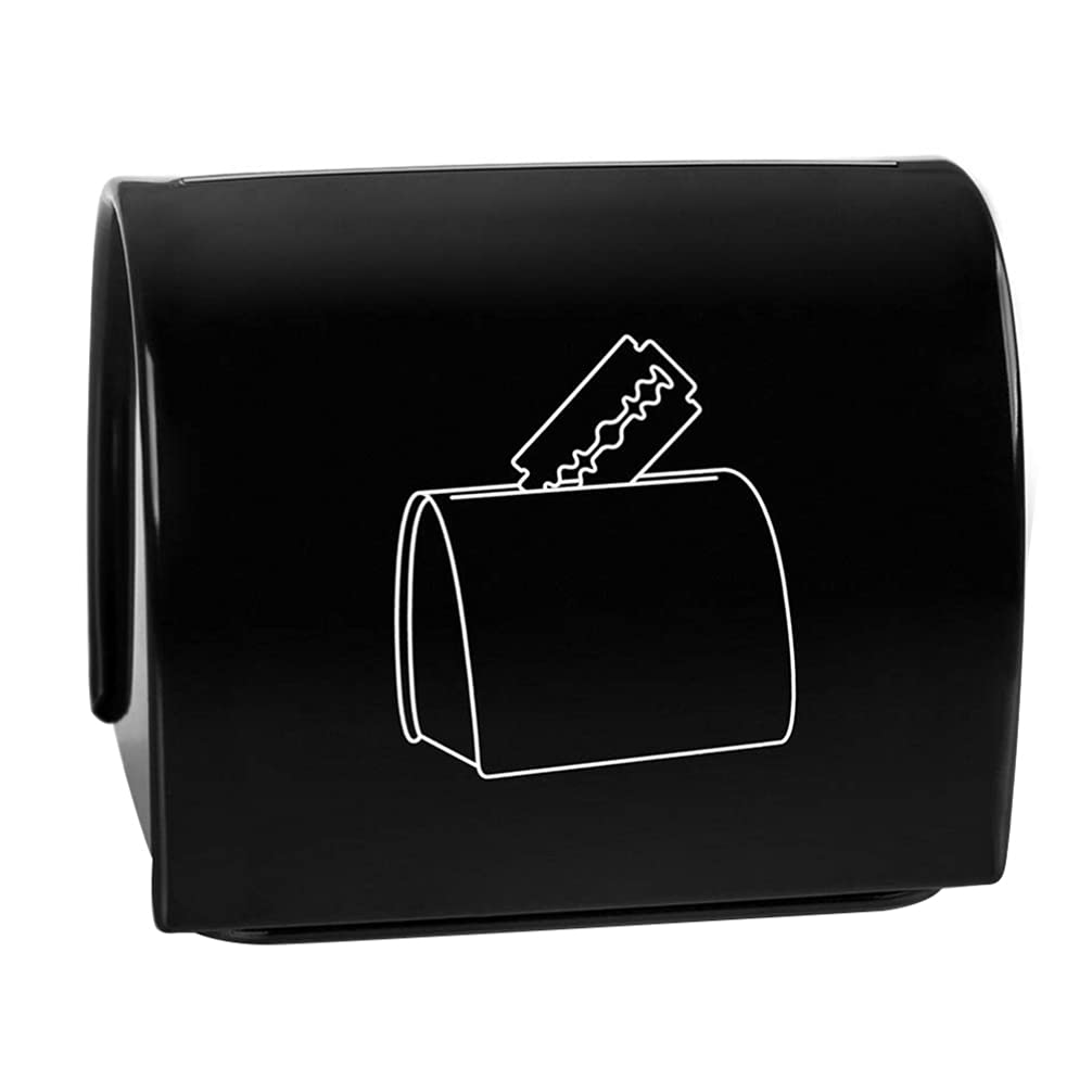 HEALLILY Razor Blade Disposal Case - Safe Sharps Container for Used Razors, Travel-Friendly Storage Box with Secure Lid - Perfect for Home, Travel & Salon Use