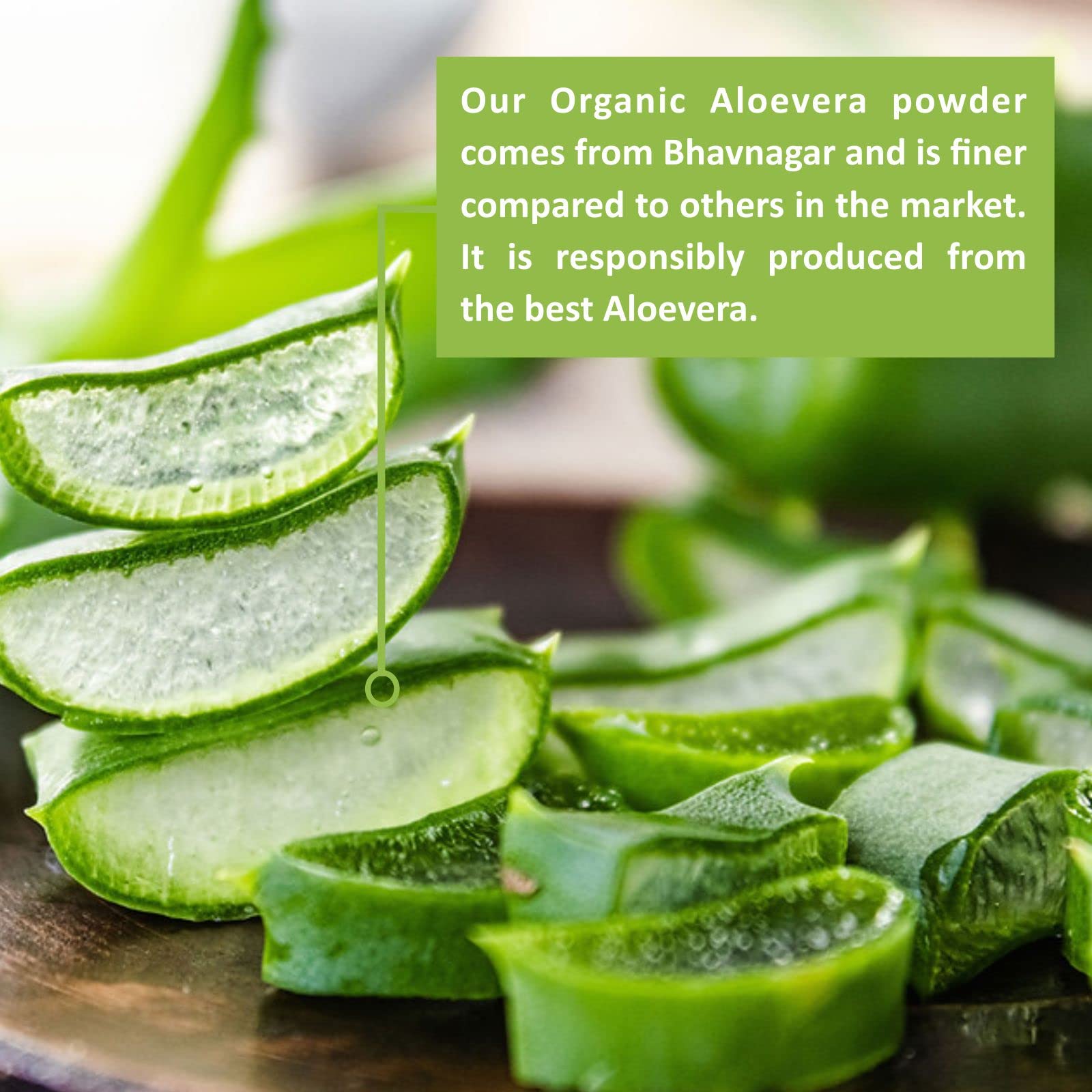 100% Pure Natural Aloe Vera Leaf Powder (Aloe Barbadensis) - 250g for Hair & Skin Care | Organic Ayurvedic Supplement for Face Masks, DIY Beauty Products & Wellness Drinks