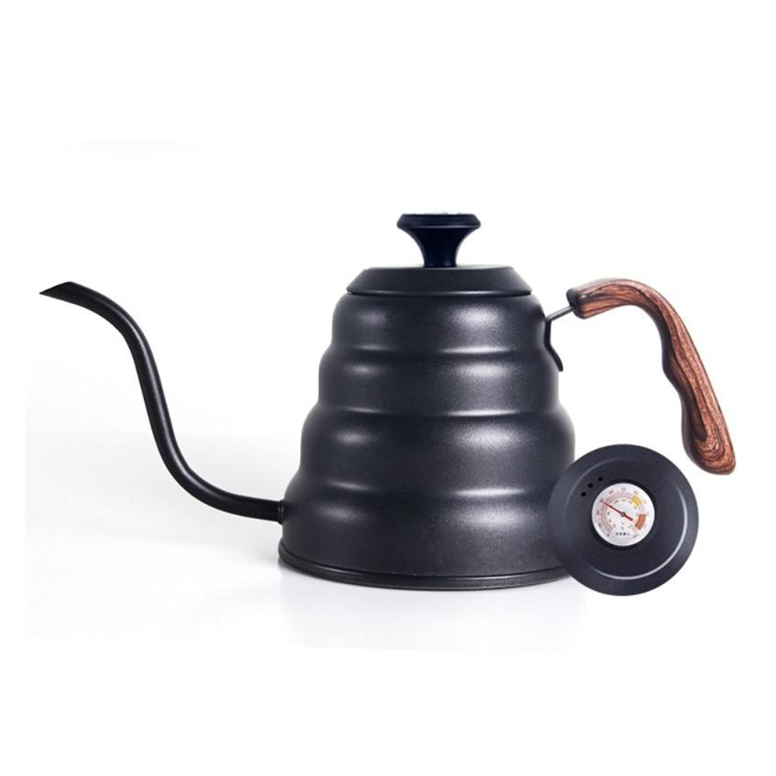 Premium Stainless Steel French Press Coffee Maker 1L/1.2L with Built-in Thermometer - Insulated Gooseneck Tea Kettle & Coffee Pot for Home, Office, Camping - Perfect for Brewing Loose Leaf Tea & Pour Over Coffee (Color: 12)