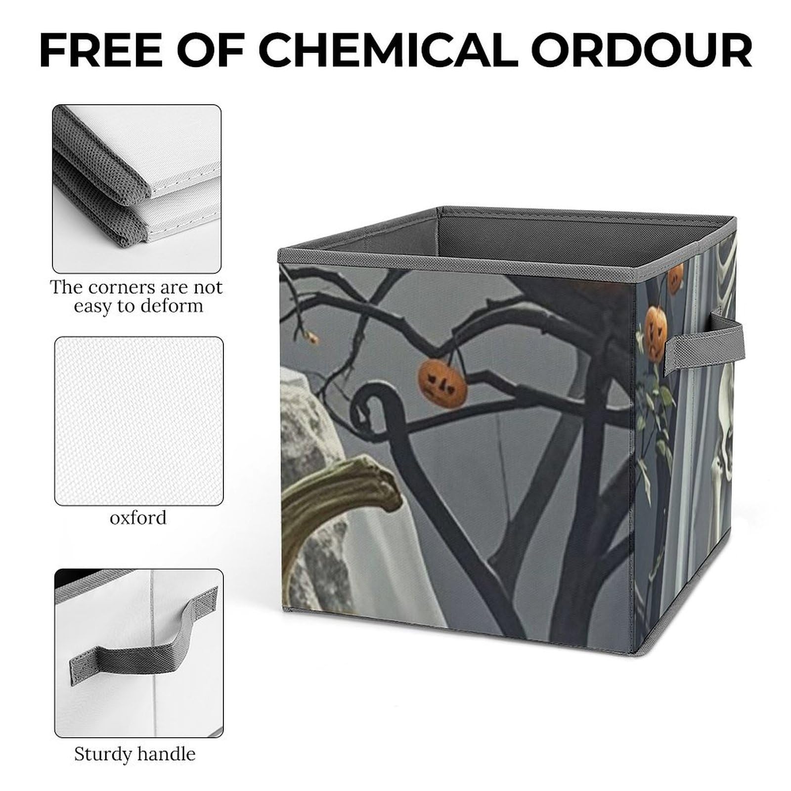 Large Collapsible Storage Bin with Handles - 10.6