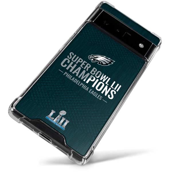 Google Pixel 6 NFL Eagles Case - Super Bowl LII Design for Protection & Style