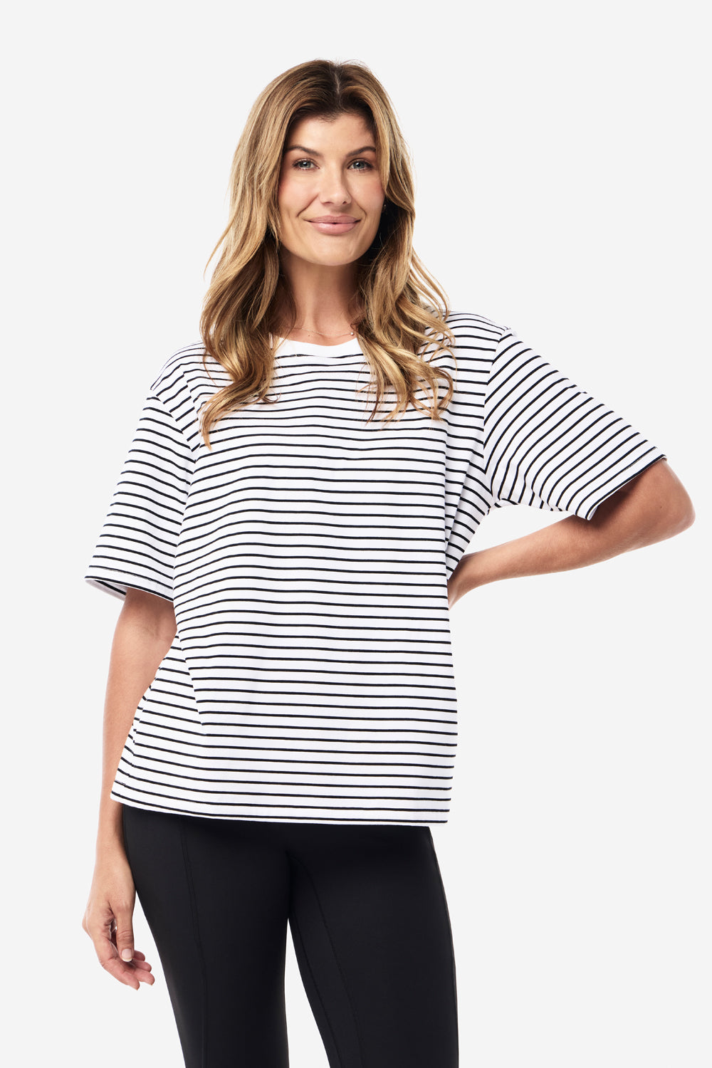 Organic Cotton Crew Neck Striped T-Shirt for Men - Soft, Breathable & Eco-Friendly - Perfect for Casual Wear, Outdoors & Everyday Comfort