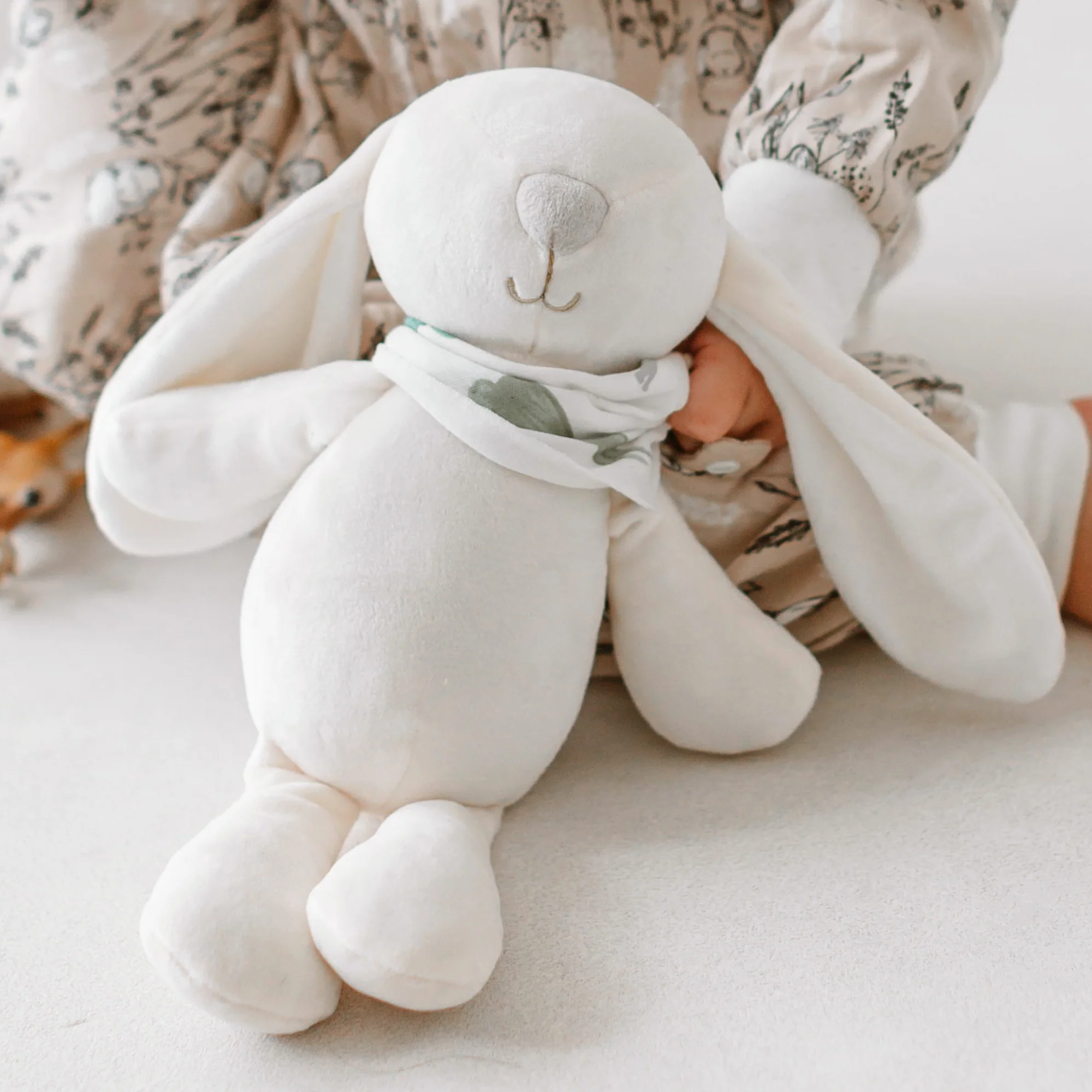 Hegen x Nest Designs Blossom Bunny Baby Gift Set - Premium Newborn Essentials for Shower & Registry - Perfect for Nurseries, Travel & On-the-Go Parenting