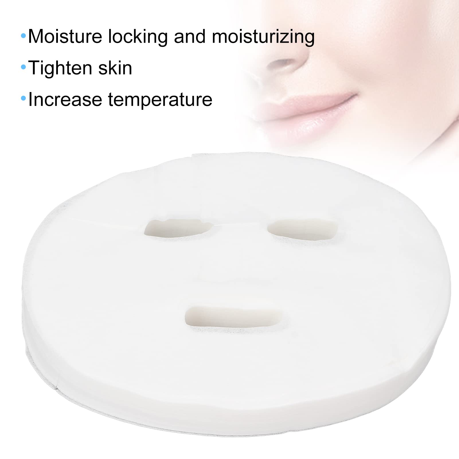 SPA Skin Fiber Paper - 100pcs Lightweight Wet Compress Facial Sheet Masks for Travel & Home Use | Hydrating & Soothing Skincare for Daily Beauty Routine