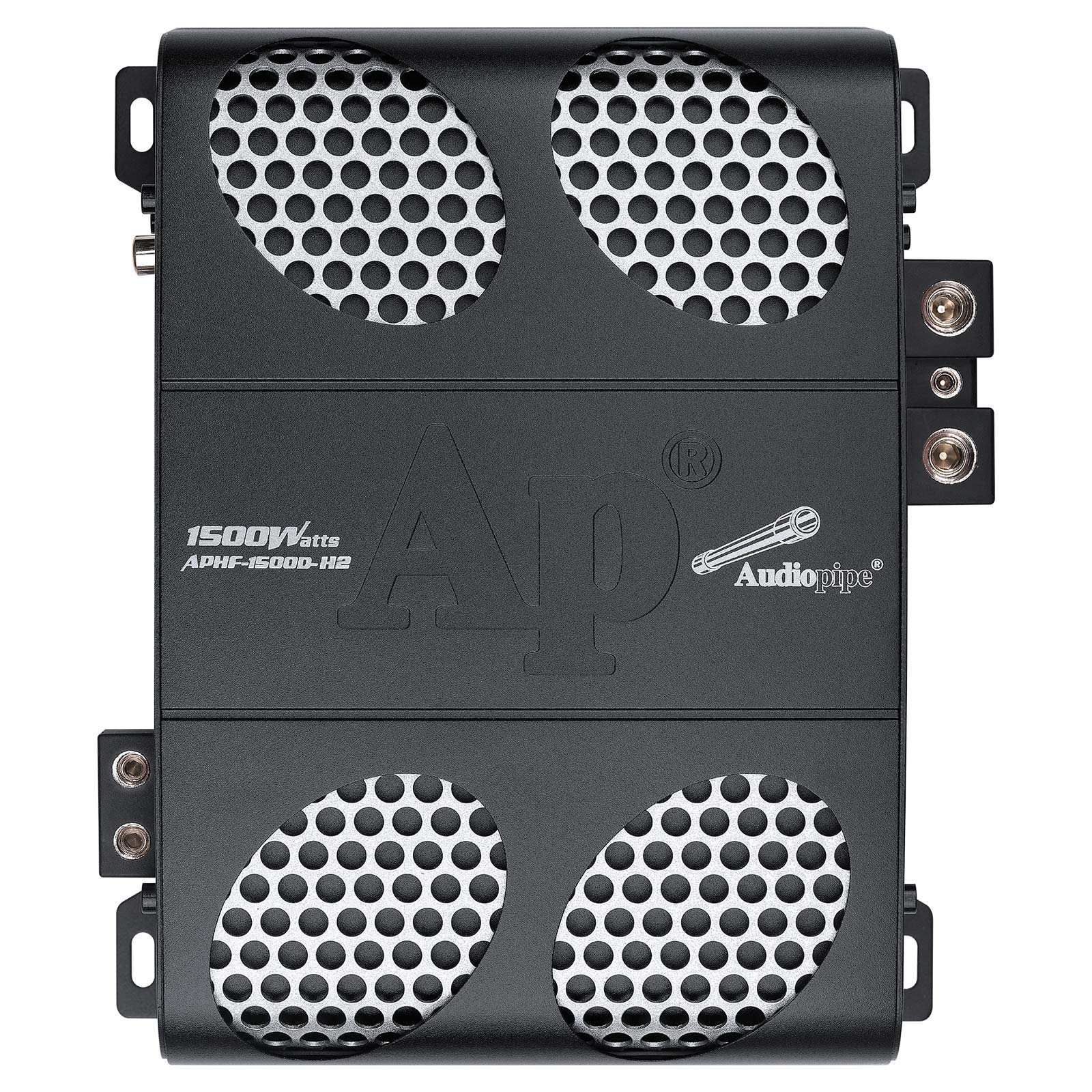 1500W Class D Mosfet Amplifier - 2 Ohm Stable, High Power Car Audio Amp (APHF 1500D H2) for Subwoofers & Speakers - Perfect for Car Audio Systems & Home Theater Setups