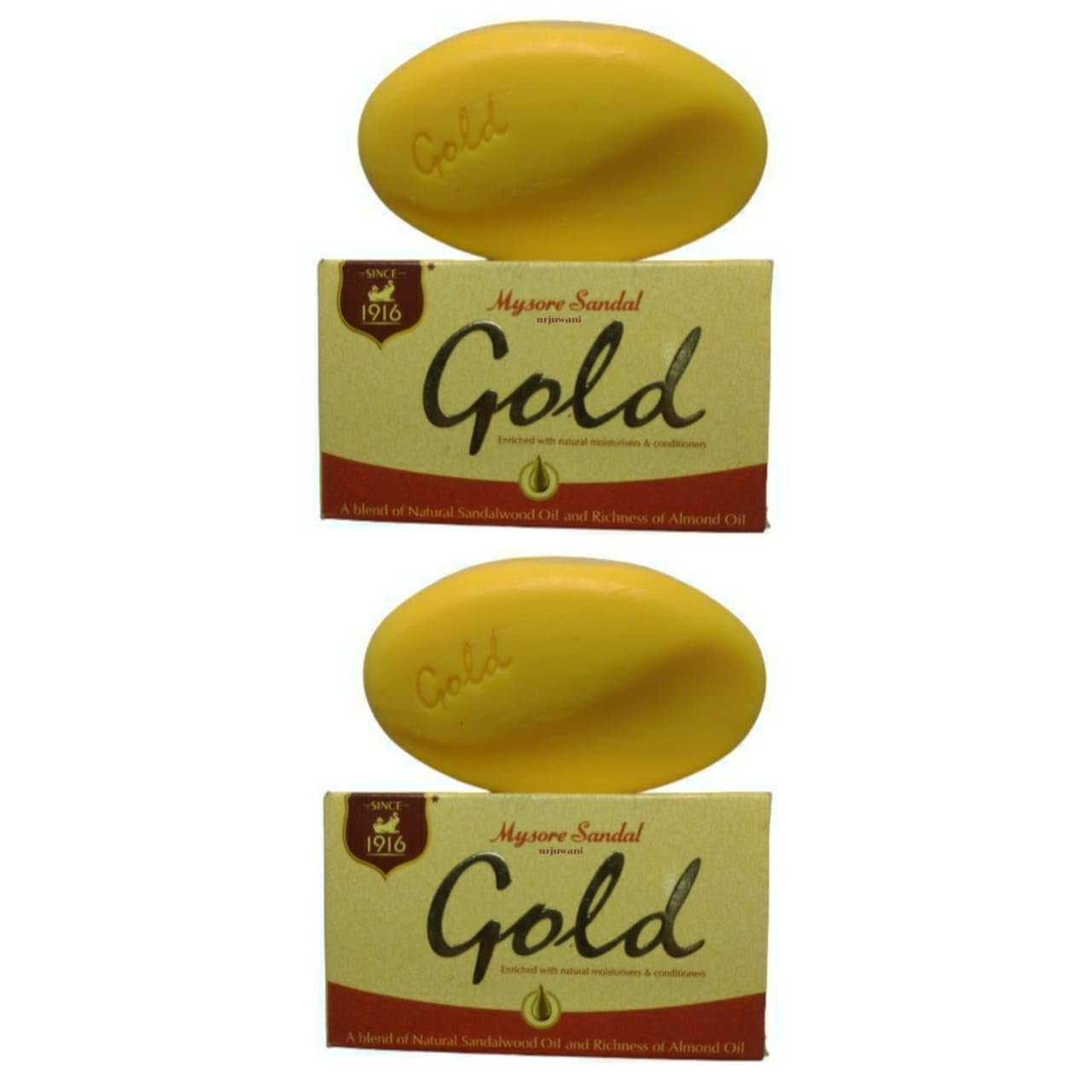 CHALING Mysore Sandal Gold Soap - 150g Pure Sandalwood Soap Bar for Skin Care & Aromatherapy | Pack of 1 | Perfect for Daily Bathing, Gift Sets & Spa Relaxation