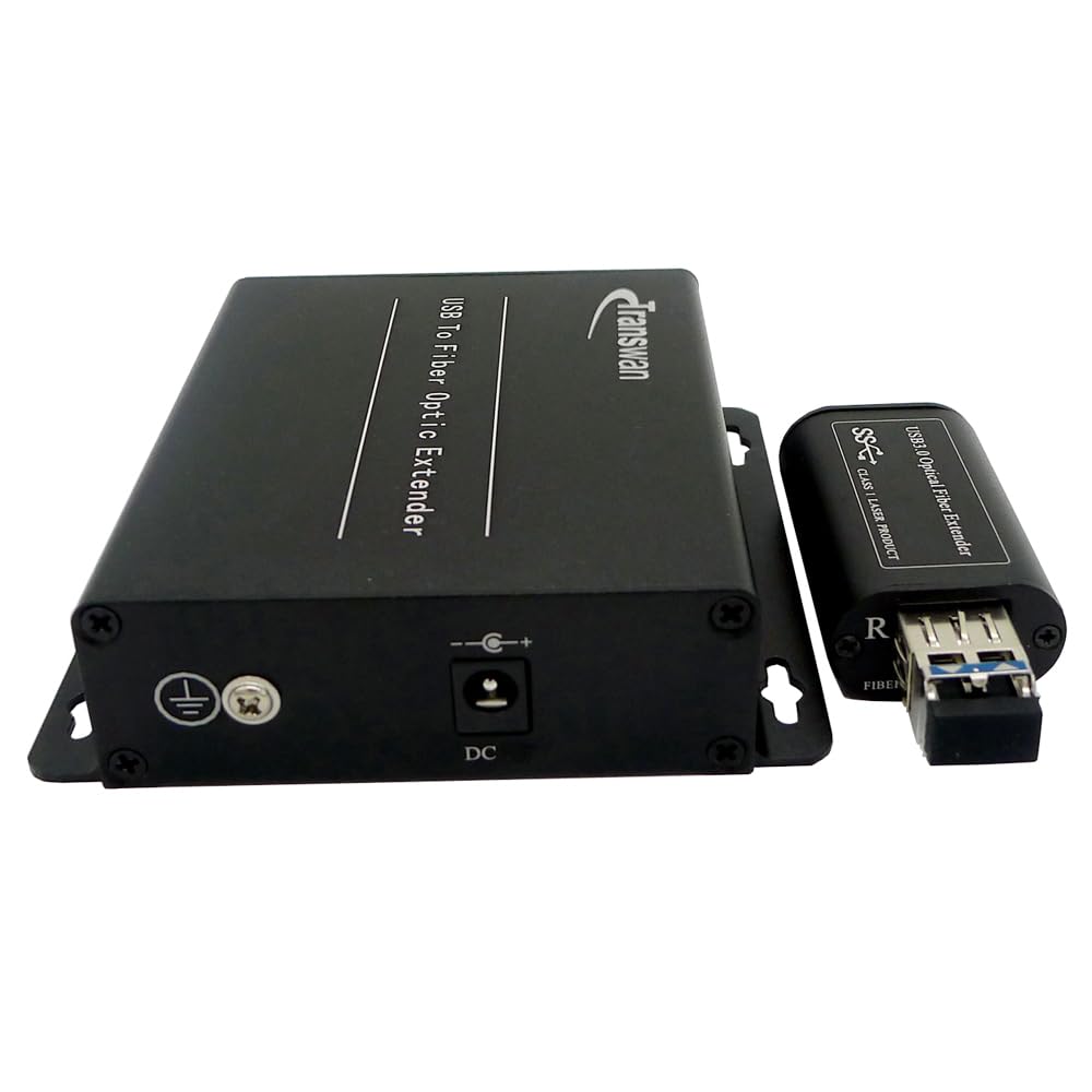 10Gbps USB 3.0 Fiber Optic Extender - 250M (820FT) Single-Mode Fiber with SFP Module | 5Gbps Super-Speed | Compatible with Kinect & Gaming Devices | Perfect for Data Centers, Industrial Automation & Long-Distance USB Connections