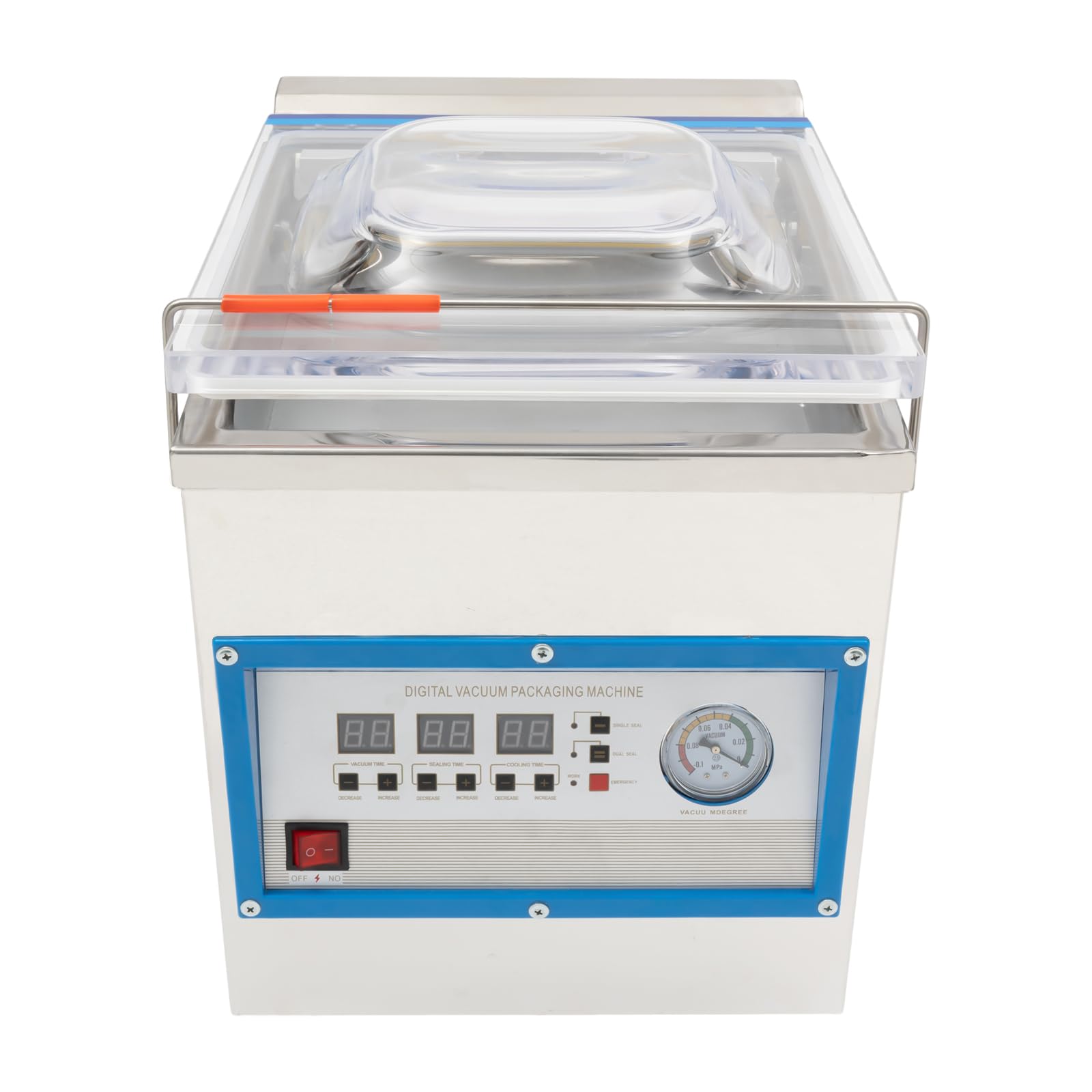 360W Automatic Chamber Vacuum Sealer Machine - Commercial Electric Food Vacuum Packaging System for Meat, Fruit & Long-Term Storage | Perfect for Restaurants, Meal Prep & Home Food Preservation (110V)