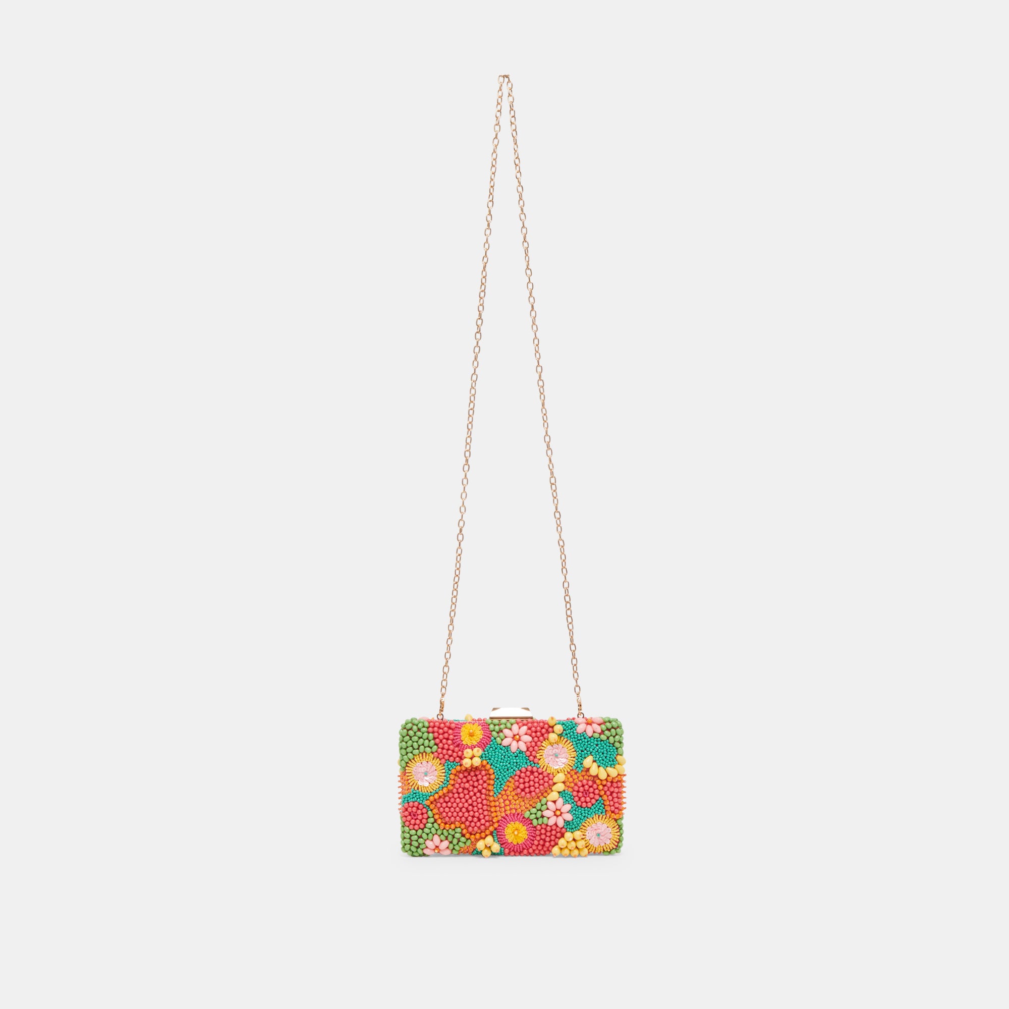 TAORMINA CLUTCH MULTI BEADED - Elegant Beaded Evening Bag for Women, Perfect for Parties, Weddings & Special Occasions