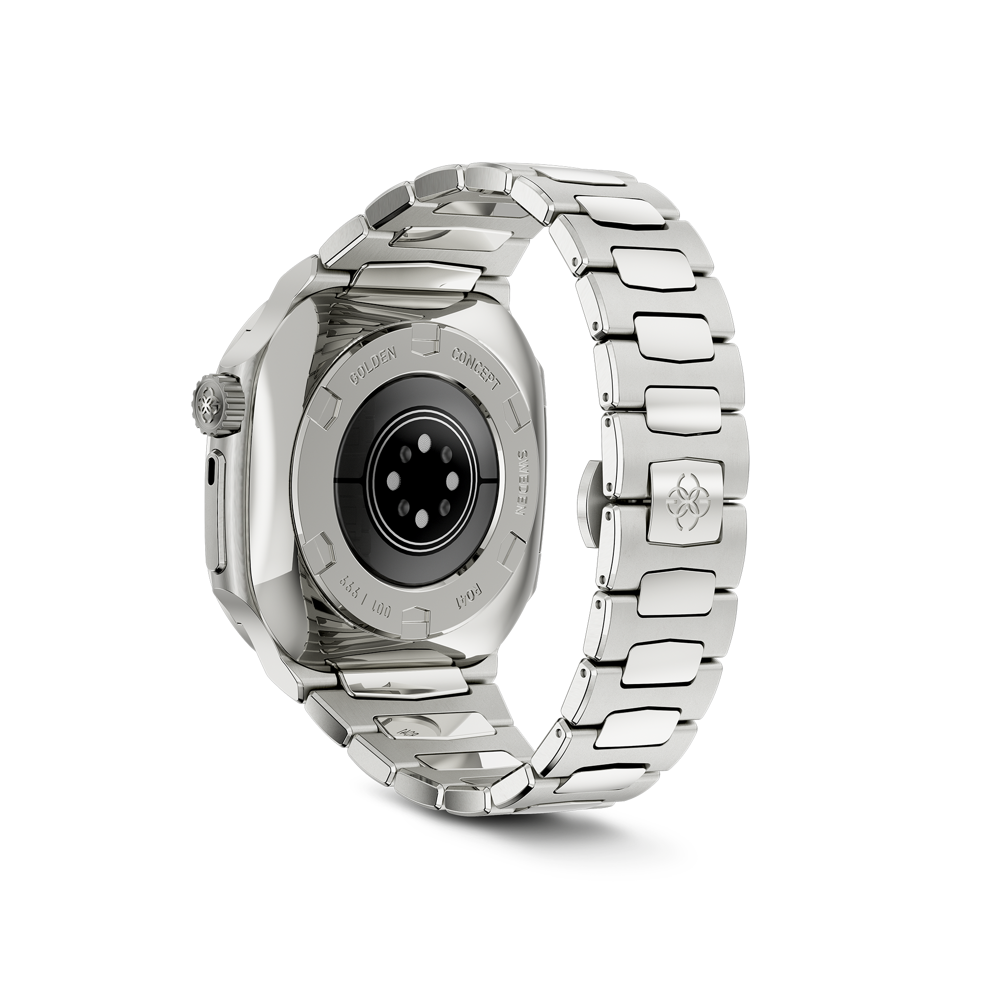 Apple Watch Case RO41 - Premium Silver Protective Cover for Apple Watch - Perfect for Sports, Workouts & Everyday Use