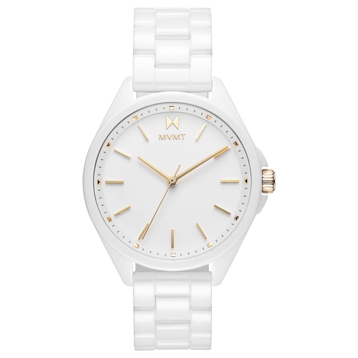 MVMT Coronada Ceramic Women's Watch - Minimalist Analog Wristwatch with Interchangeable Bands, 36mm Case, Water Resistant to 30m - Perfect for Office, Date Night & Everyday Wear