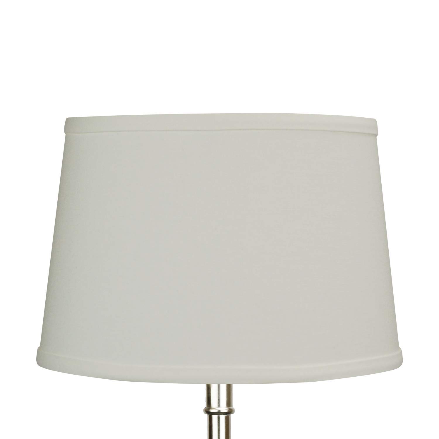 Premium Set of 2 Linen Cream Lampshades - 10