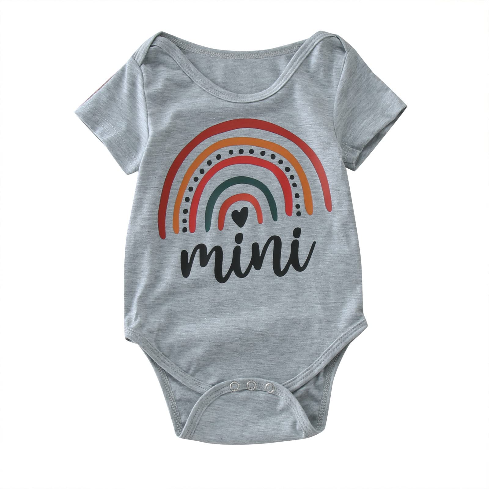 Boys & Girls Matching Summer Romper Outfits - Short Sleeve Baby Clothes for 6-12 Months | Mother & Child Coordinating Sets for Family Photos & Beach Vacations