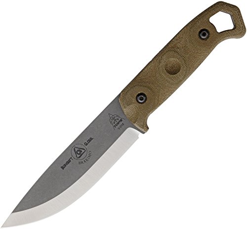 Brakimo BRAK-01 Fixed Blade Survival Knife with Modified Scandi Grind - Perfect for Camping, Hunting & Outdoor Adventures