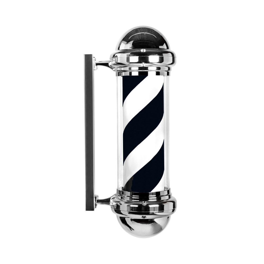 Lanvain® Professional Barber Pole for Salon Interior Decor - Classic Red, White & Blue Spiral Design for Hairdresser Shop, Barber Shop, and Retro Home Decor