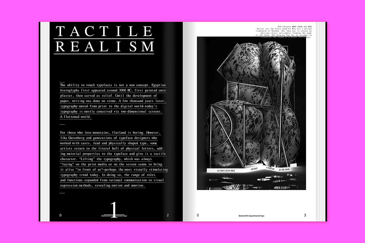 Slanted Magazine #40 - Experimental Typography & Design Inspiration | Creative Layouts for Graphic Designers & Artists