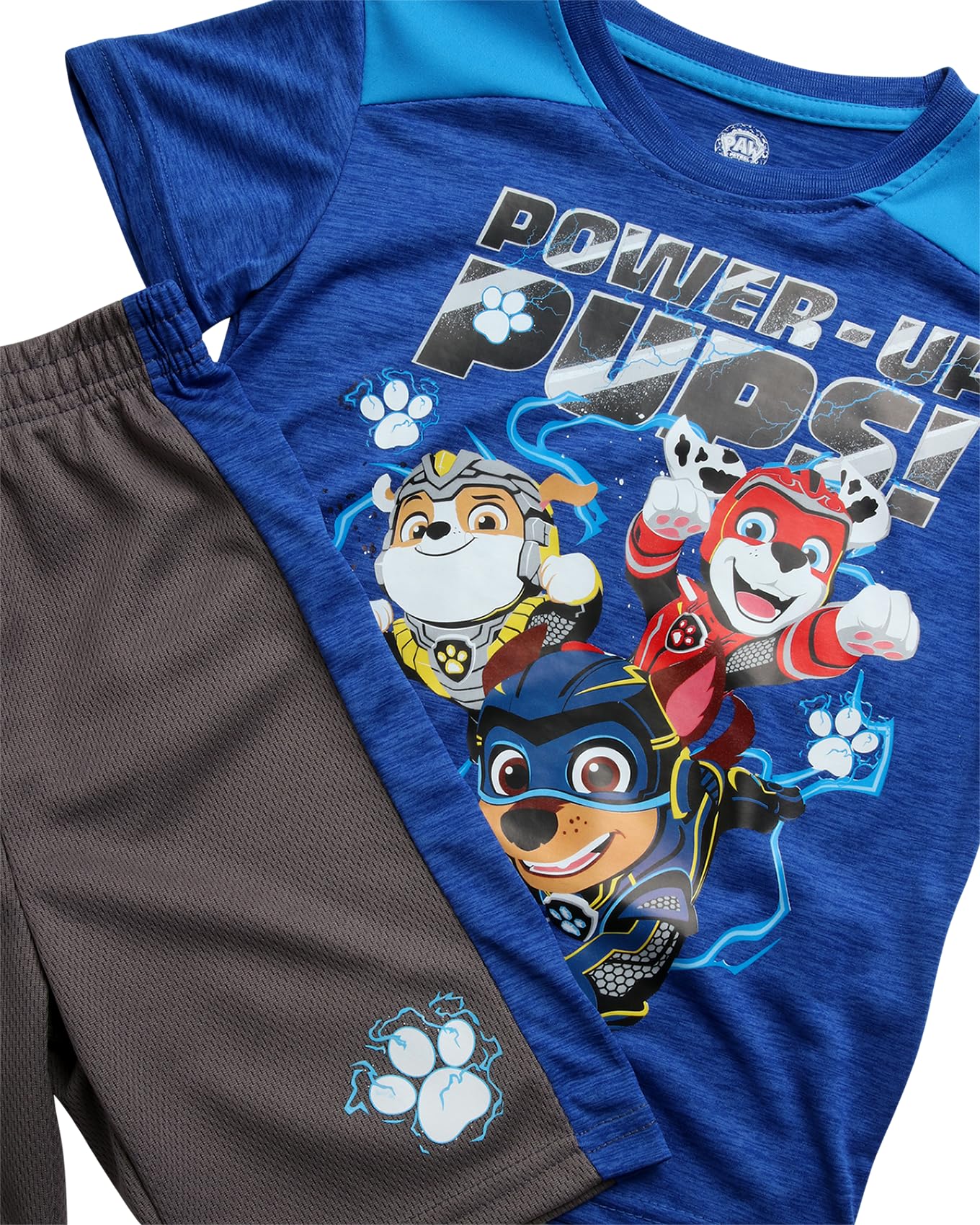 Paw Patrol Boys' 2-Piece Outfit - T-Shirt & Shorts Set for Toddlers - Playtime & Casual Wear