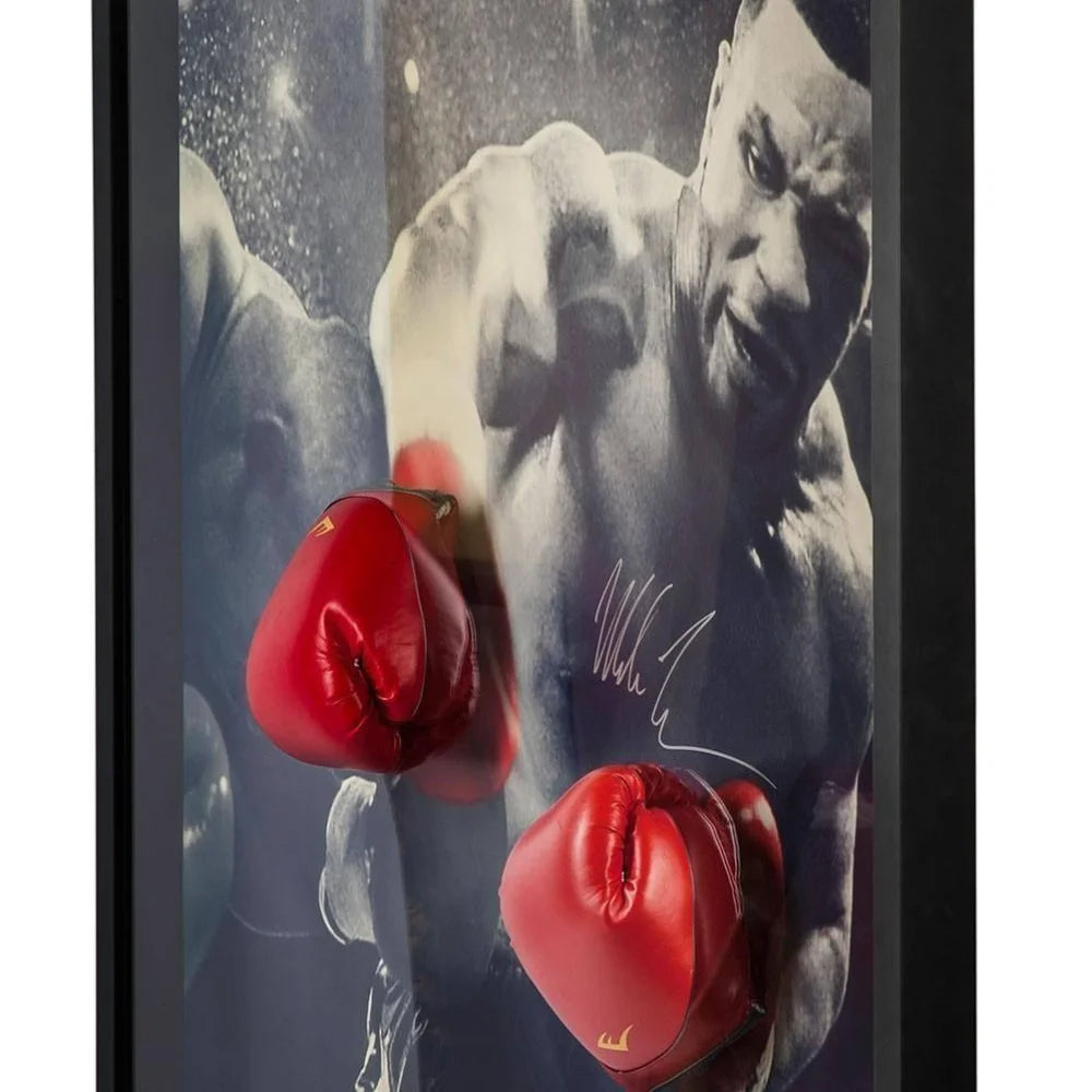 Mike Tyson Autographed Boxing Glove - Framed with UDA COA - Signed Memorabilia for Sports Collectors & Boxing Fans - Perfect for Man Cave, Sports Bar, or Gift for Boxing Enthusiasts