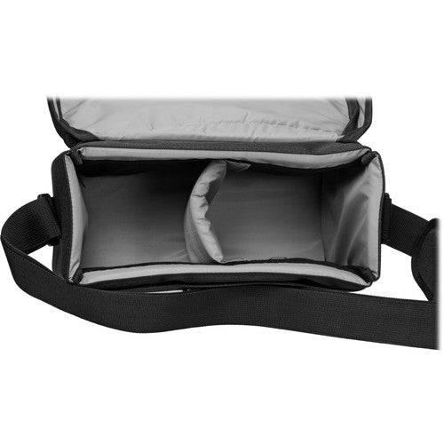 Canon EOS 100ES DSLR Camera Shoulder Bag - Waterproof & Shockproof Protective Case for Canon EOS Rebel T7/T7i, 80D, 5D Mark IV - Perfect for Travel, Hiking & Outdoor Photography (Black)