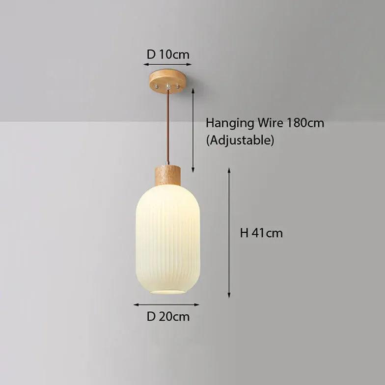 Modern Single Head Oval Pendant Light - White Bedroom Ceiling Fixture for Dining Room, Kitchen Island & Living Room Decor
