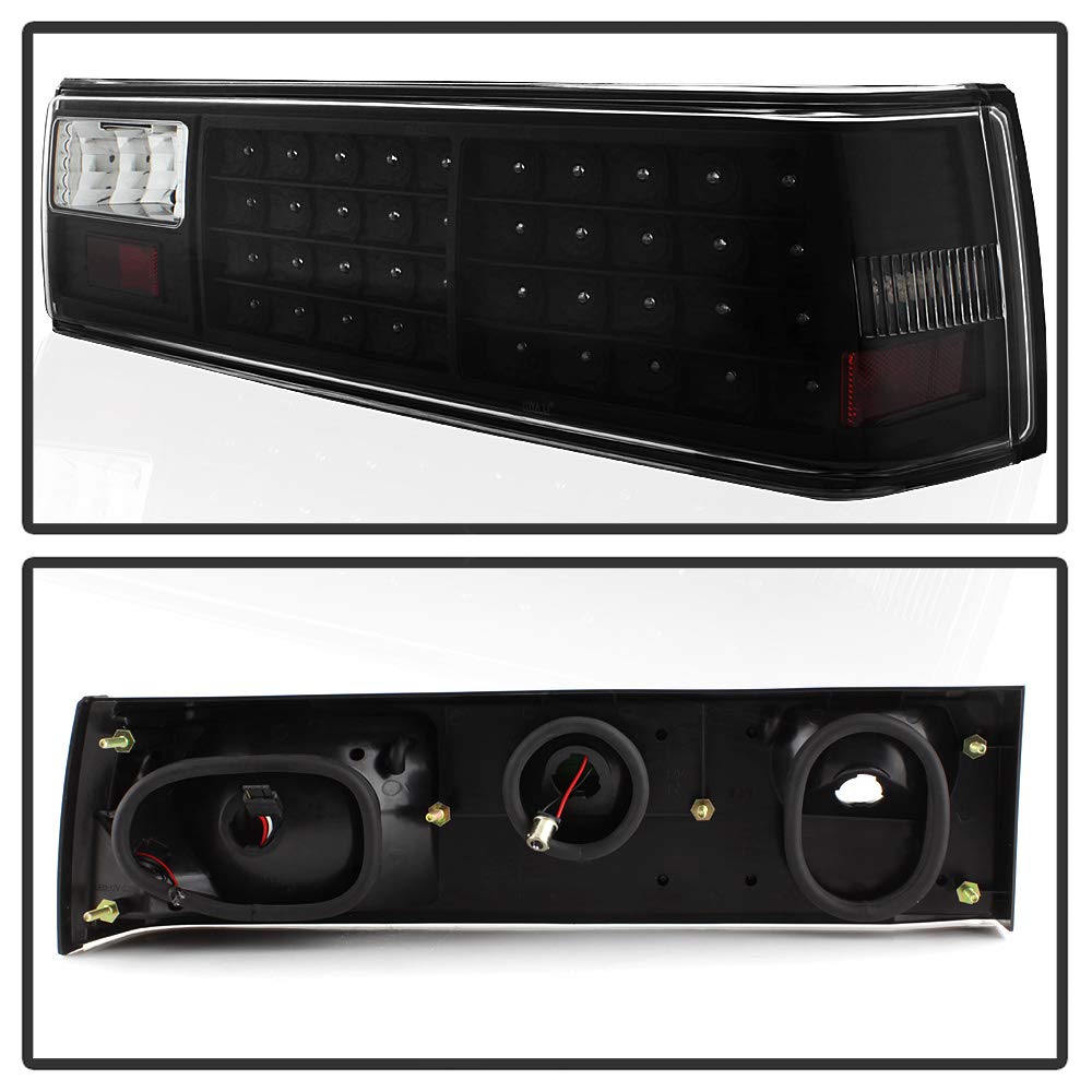 ACANII LED Tail Lights Brake Lamps for 1987-1993 Ford Mustang - Left & Right Pair - Bright & Durable Replacement Lights - Perfect for Night Driving & Car Shows