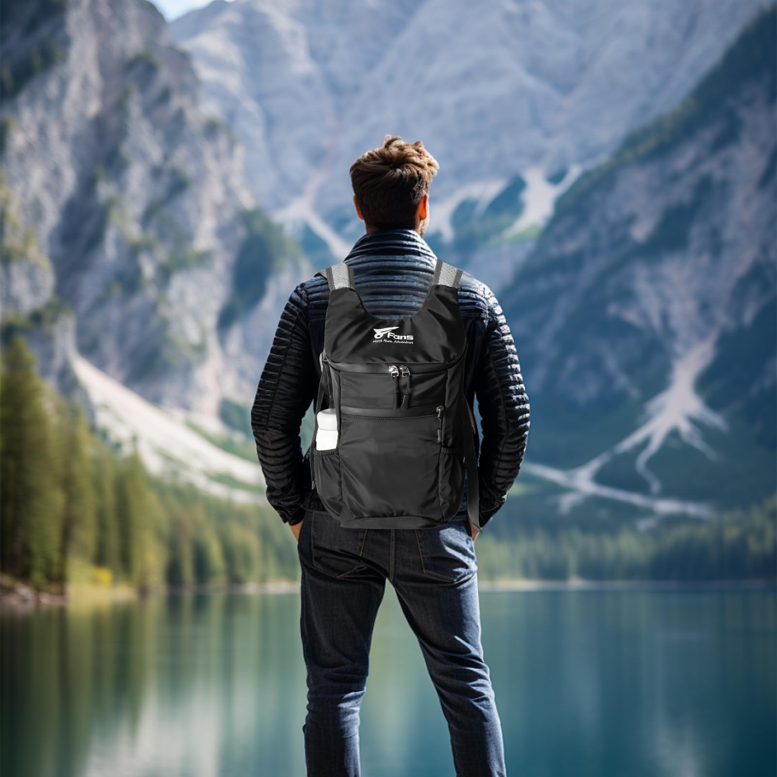 8-Pack Lightweight Waterproof Hiking Backpack - 12L/20L Foldable Daypack for Travel, Outdoor & Camping - Compact Rucksack Perfect for Hiking, Gym & Daily Commute