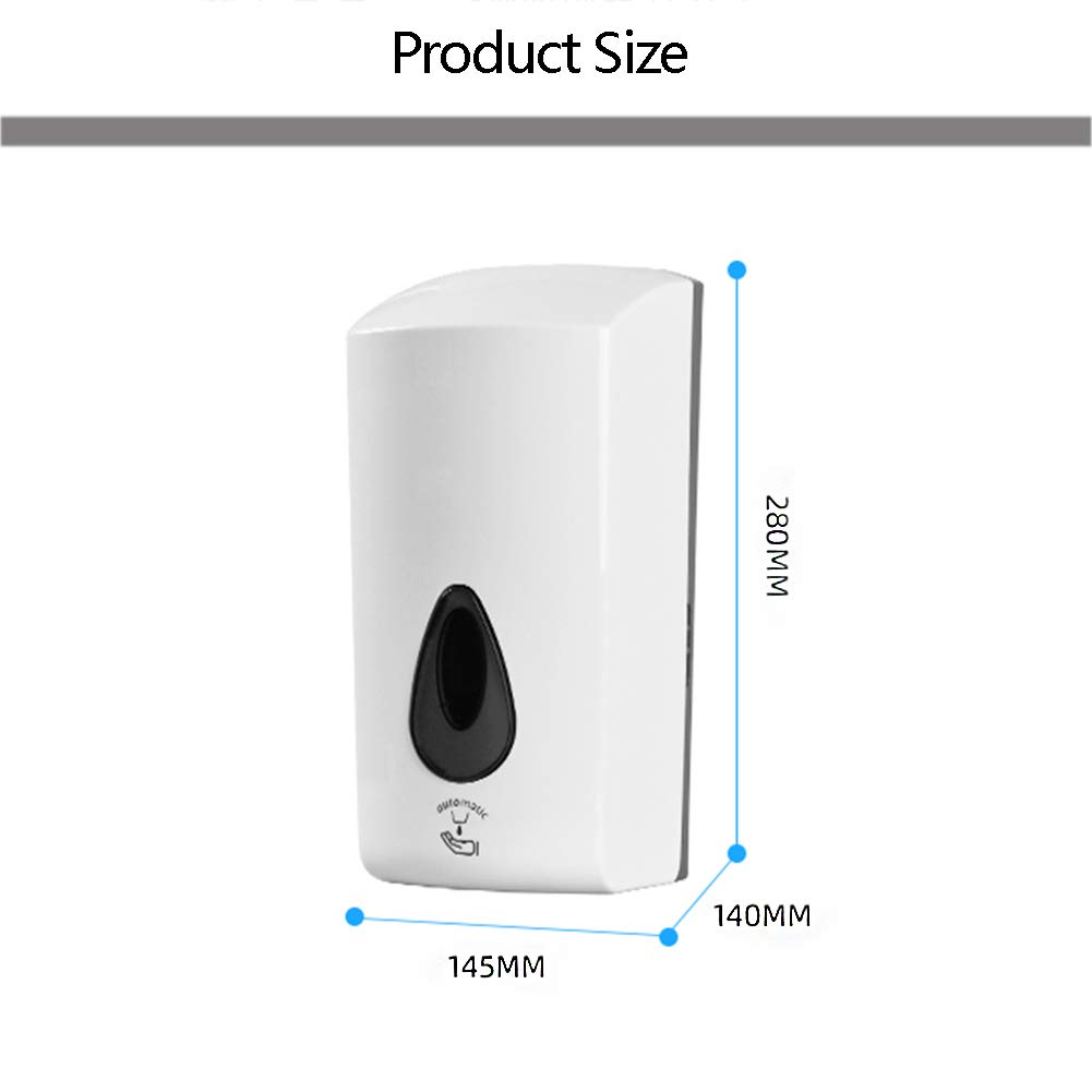 Automatic Non-Contact Foam Hand Sanitizer Dispenser - Touchless Soap Dispenser for Home, Office & Public Spaces | Wall-Mounted or Countertop Use | Ideal for Restaurants, Hospitals & Schools