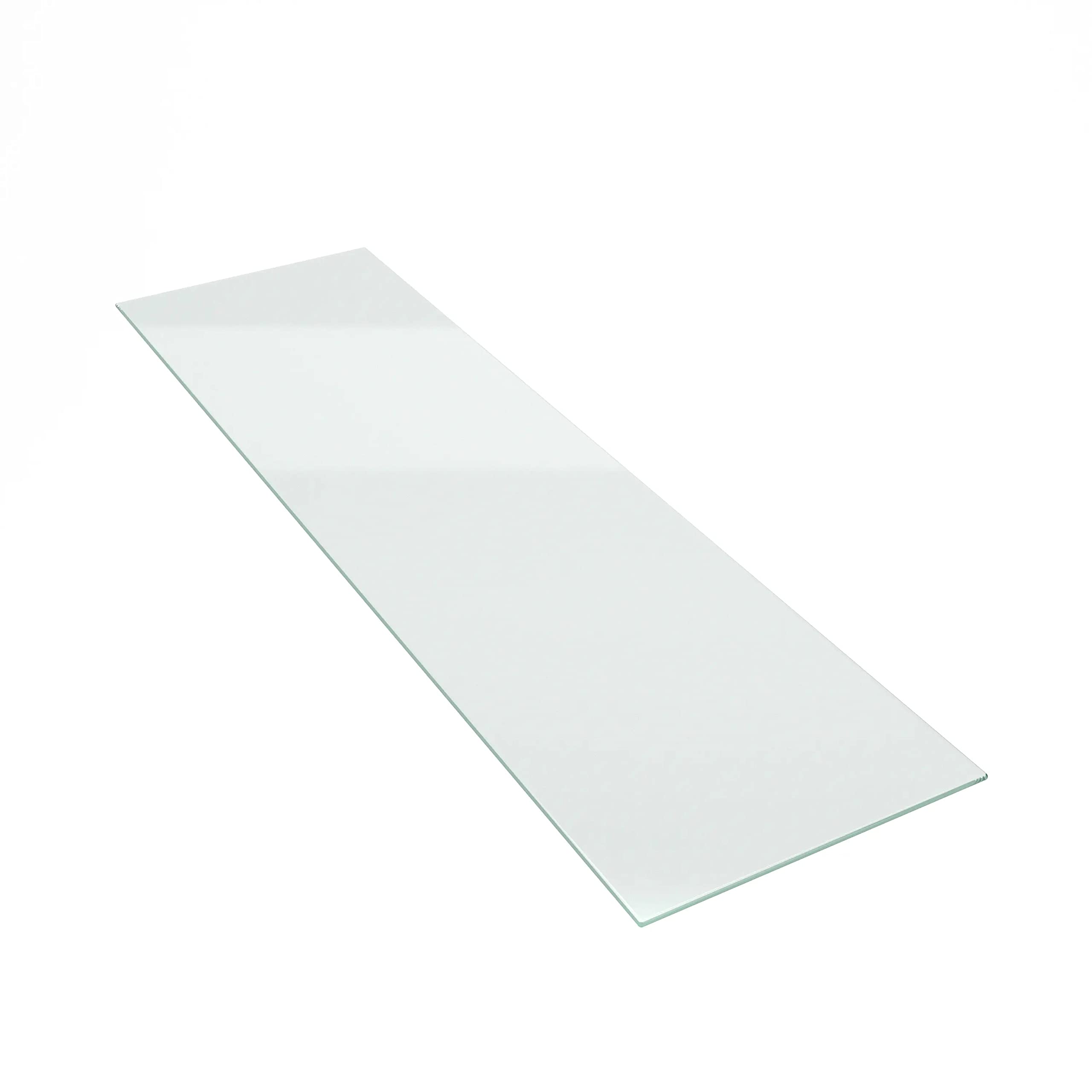 Econoco 10'' x 36'' Tempered Glass Shelves - Pack of 5 - Durable & Shatterproof for Bathroom, Kitchen, or Retail Display